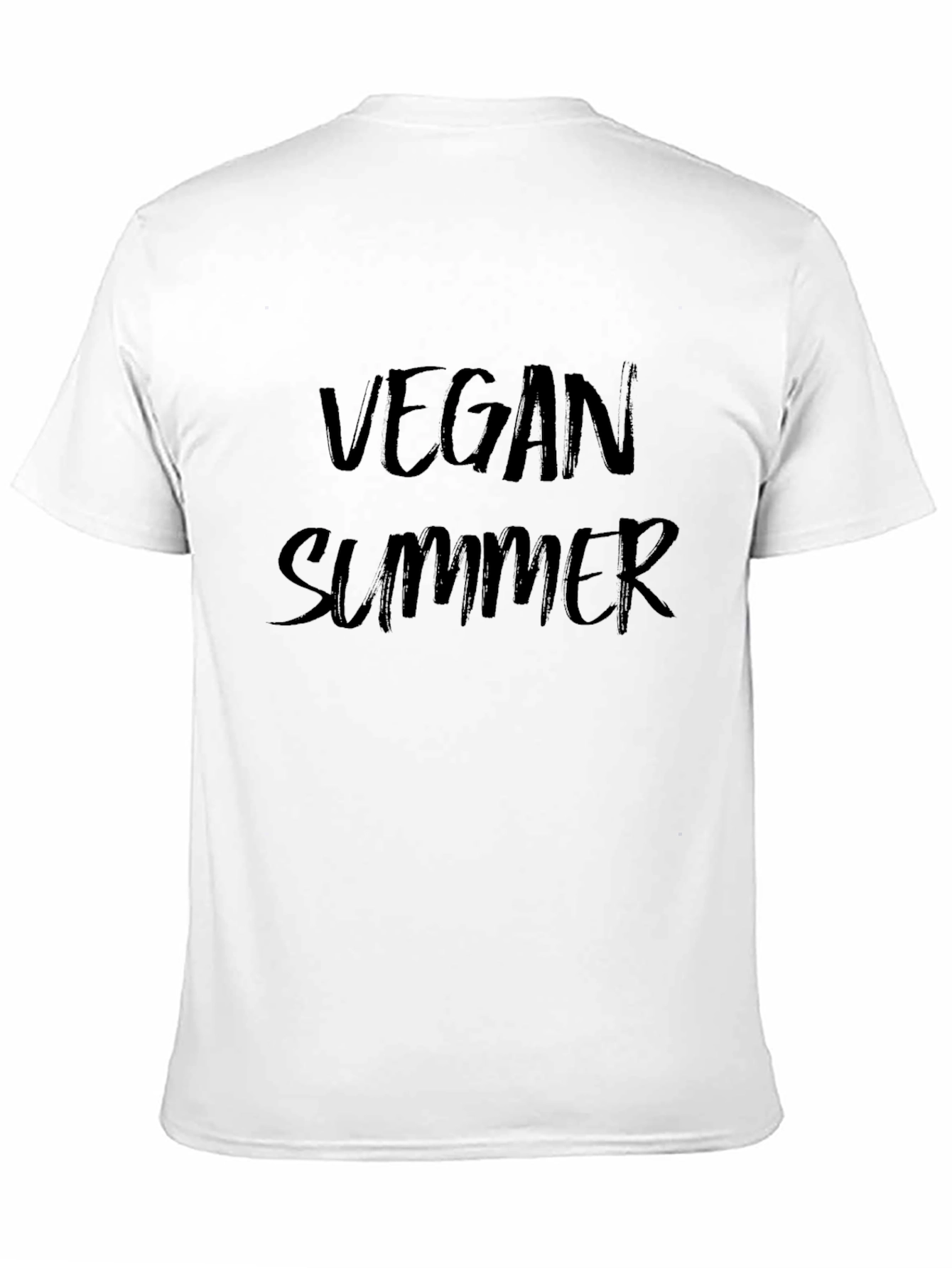 Vegan Summer Black Tee