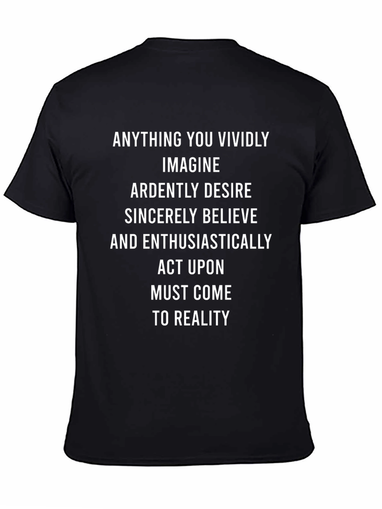 Motivational Quote T-Shirt: Vividly Imagine Your Reality
