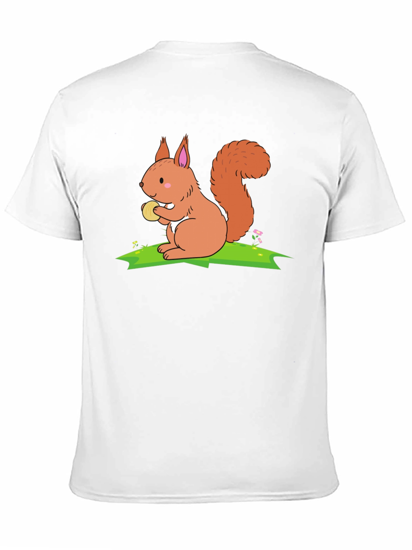 Squirrel Graphic T-Shirt - Black Cotton Tee