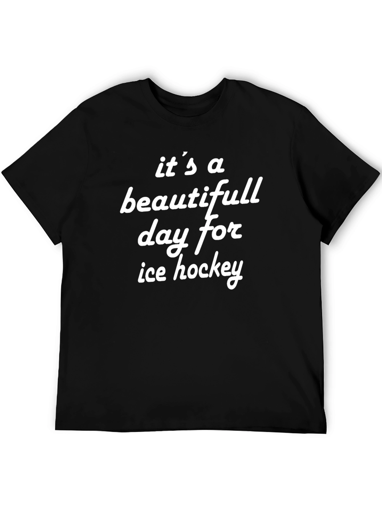 Beautiful Day for Ice Hockey T-Shirt