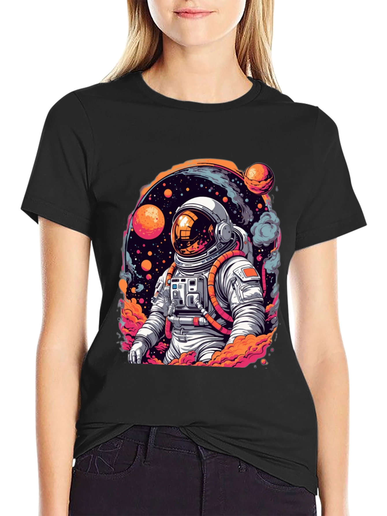Astronaut Space Graphic T-Shirt