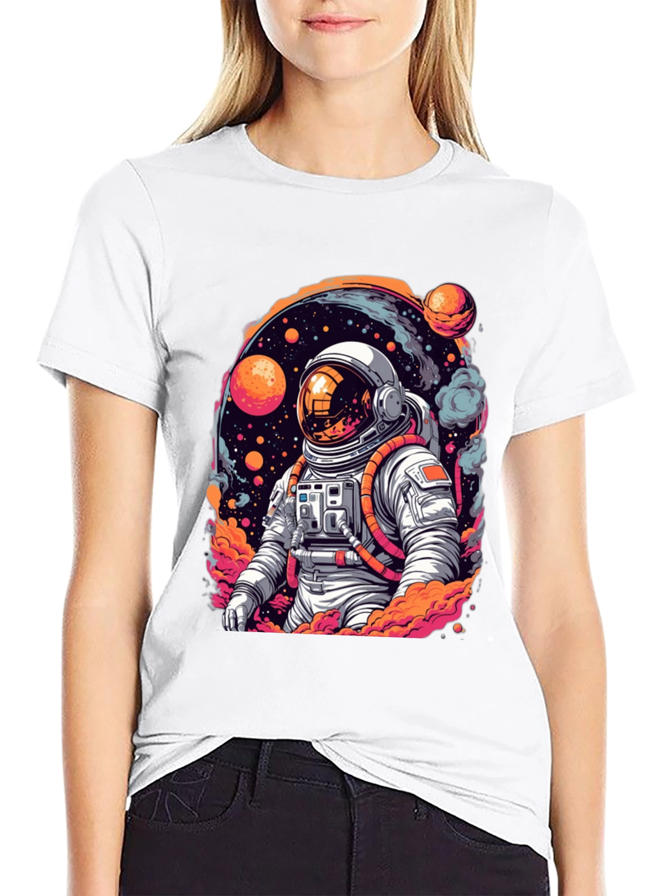 Astronaut Space Graphic T-Shirt