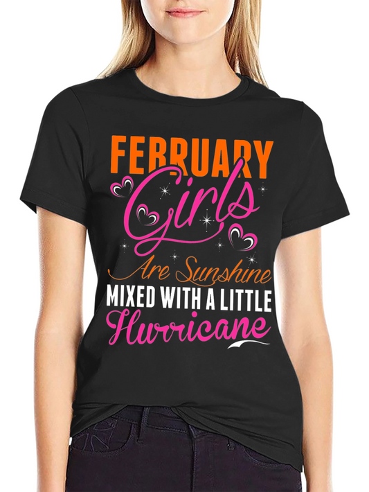 February Girls Sunshine Hurricane Graphic Tee