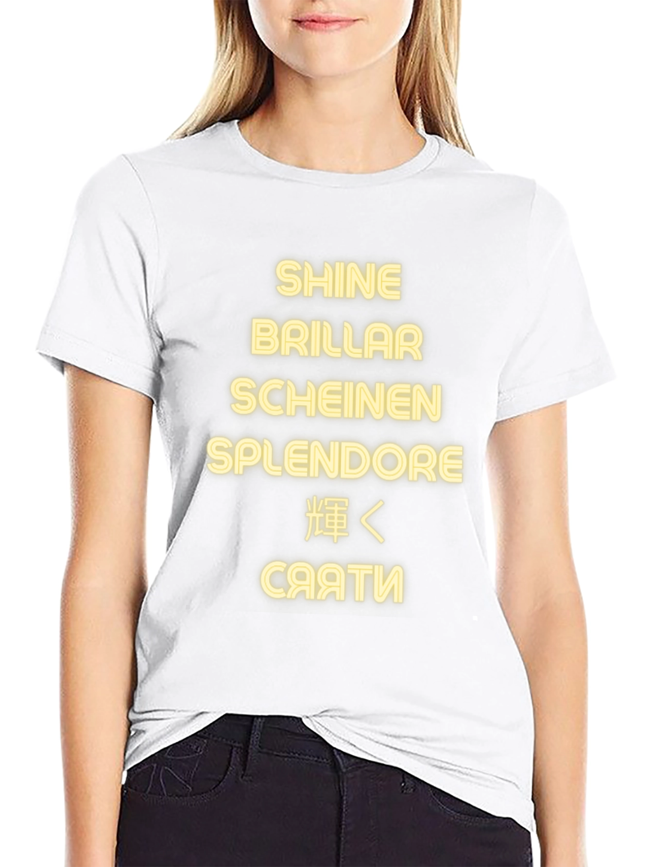 Shine in Every Language T-Shirt - Premium Quality