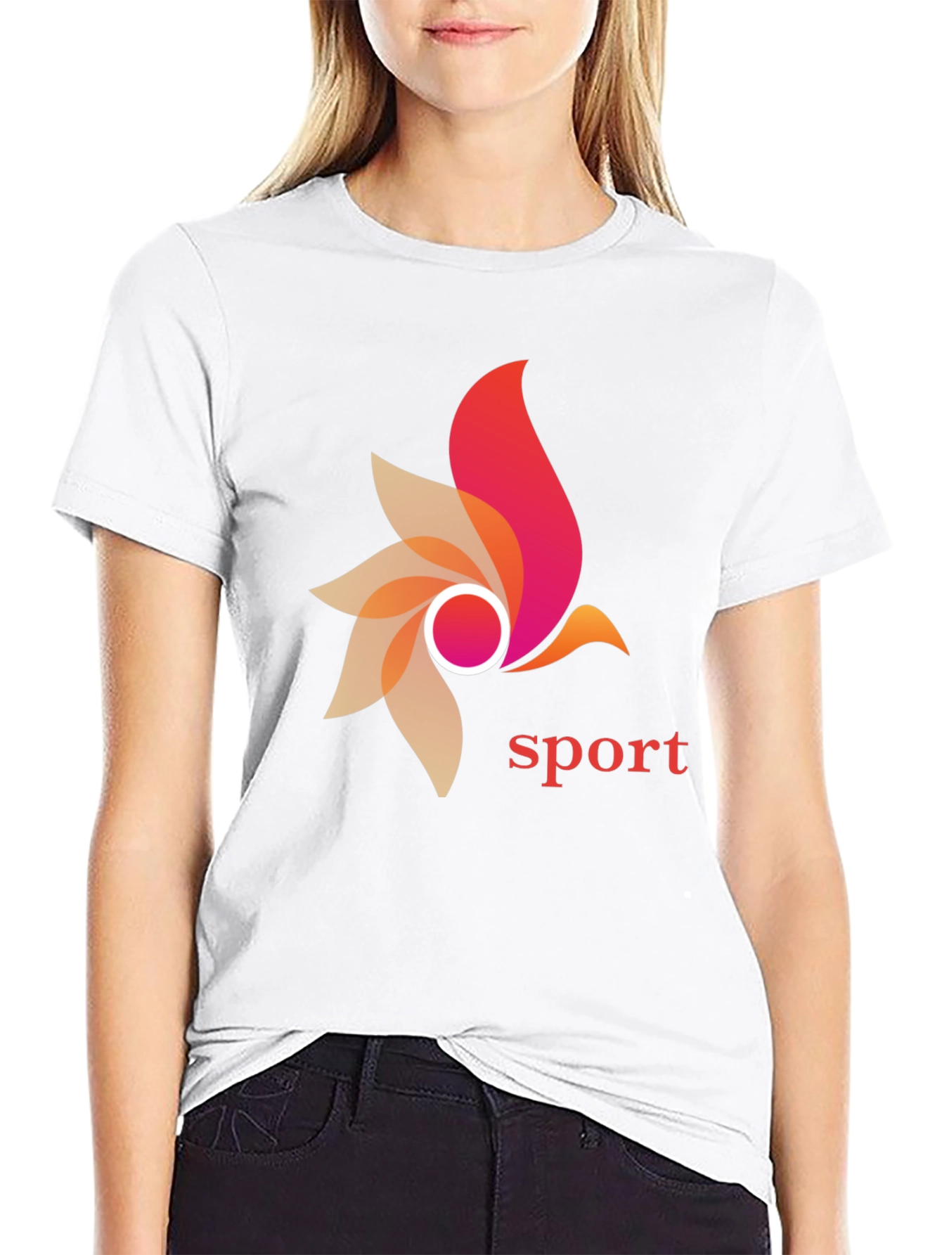 Stylish Sport Graphic Black T-Shirt