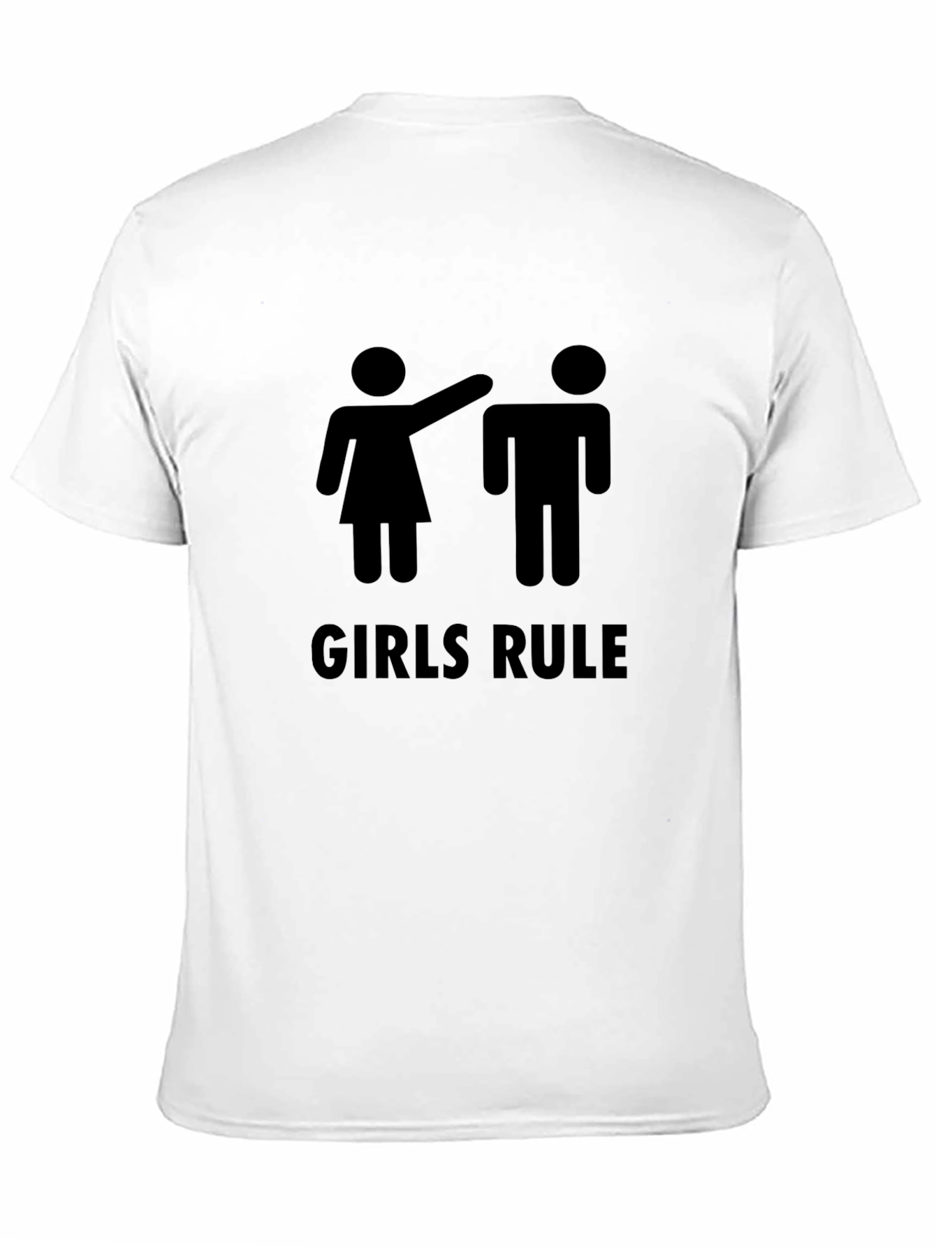 Girls Rule Graphic Tee - Black Humor Shirt