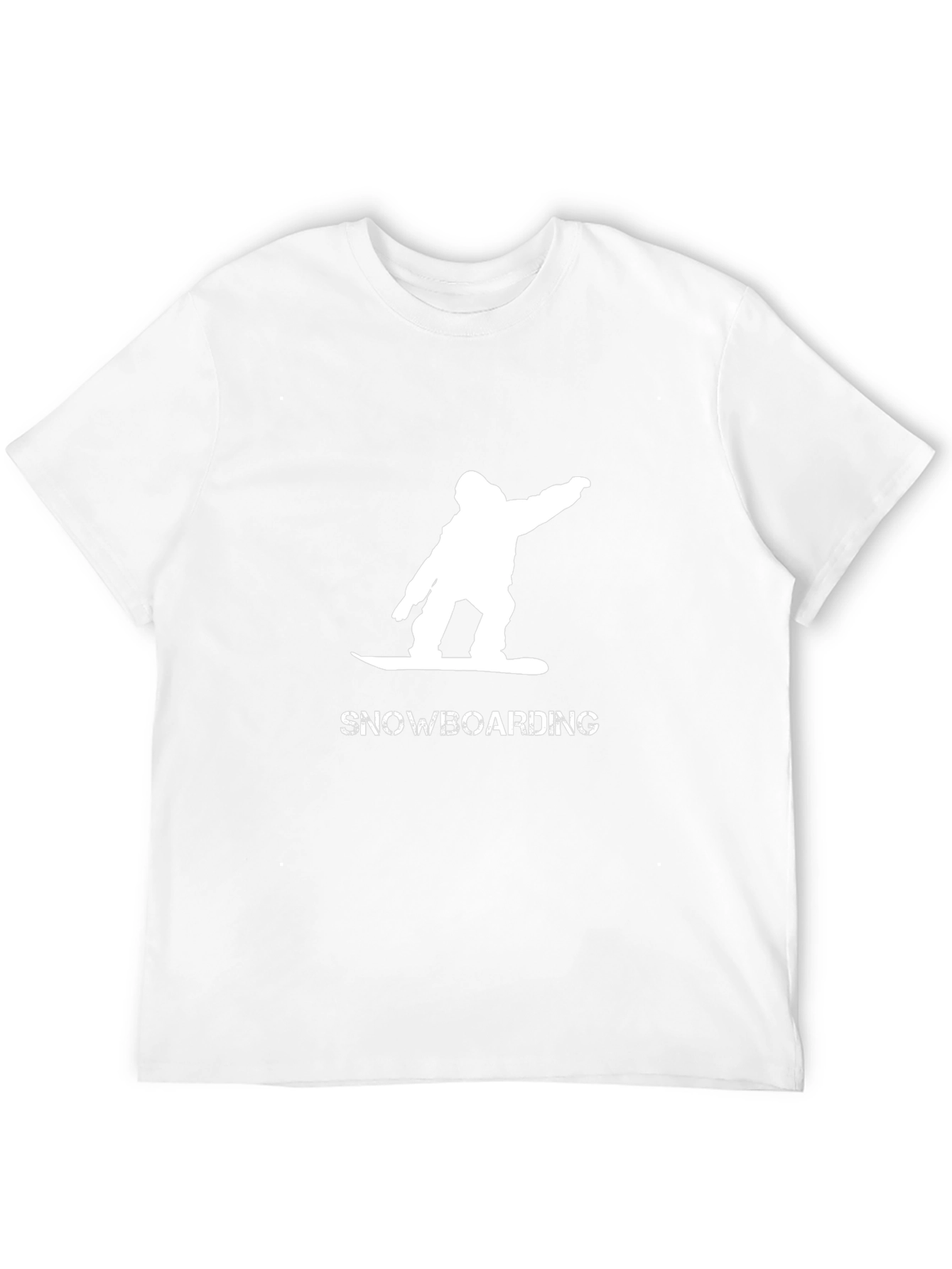 Snowboarding Graphic T-Shirt - Casual Black Tee