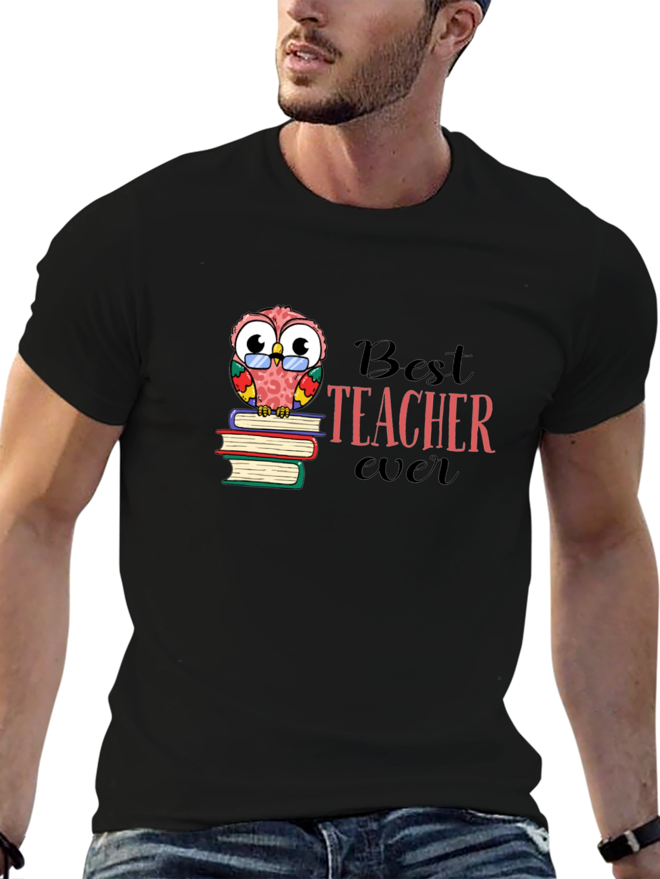 Best Teacher Ever Owl T-Shirt