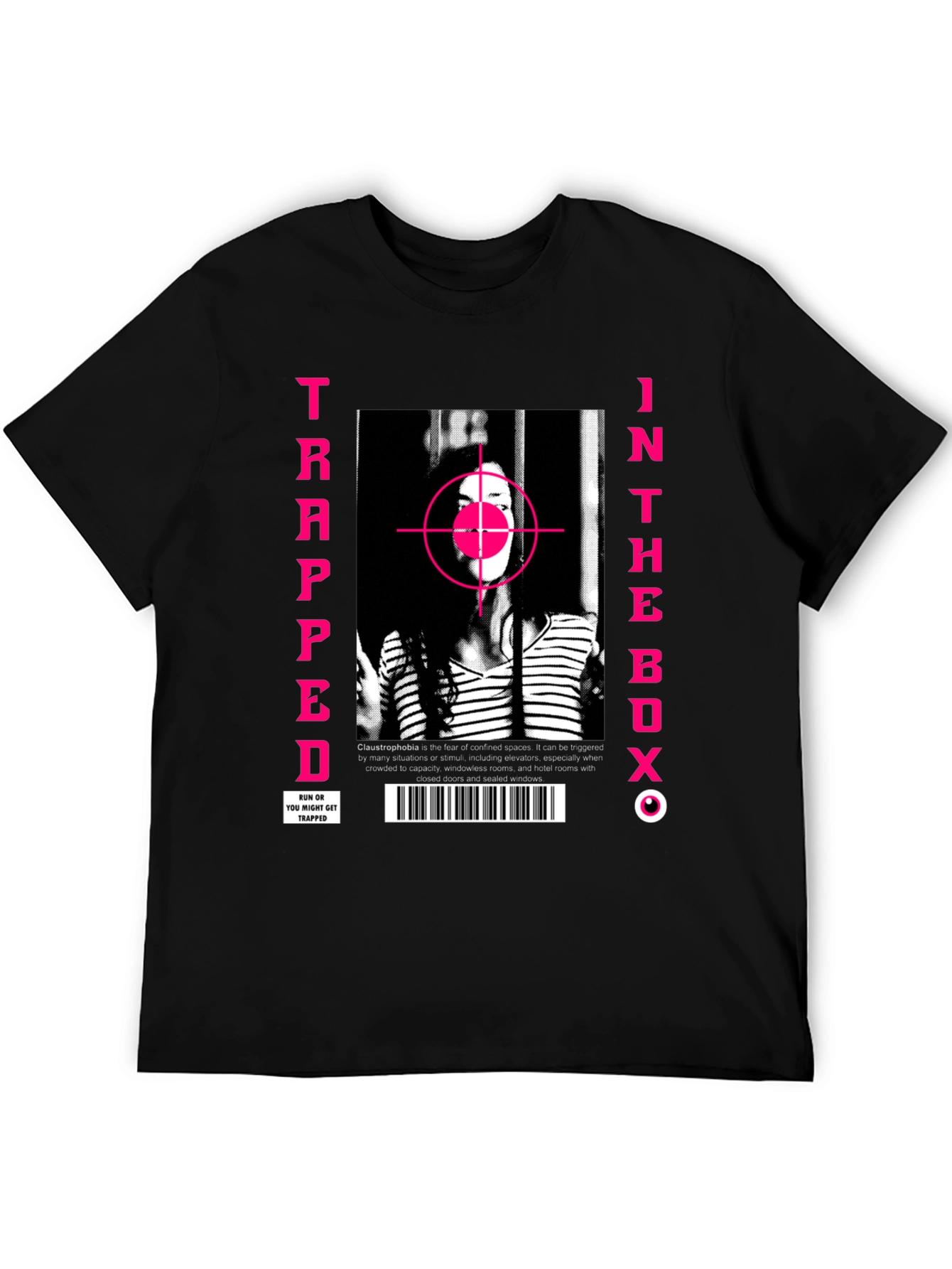 Trapped in the Box Graphic Tee - Edgy Streetwear