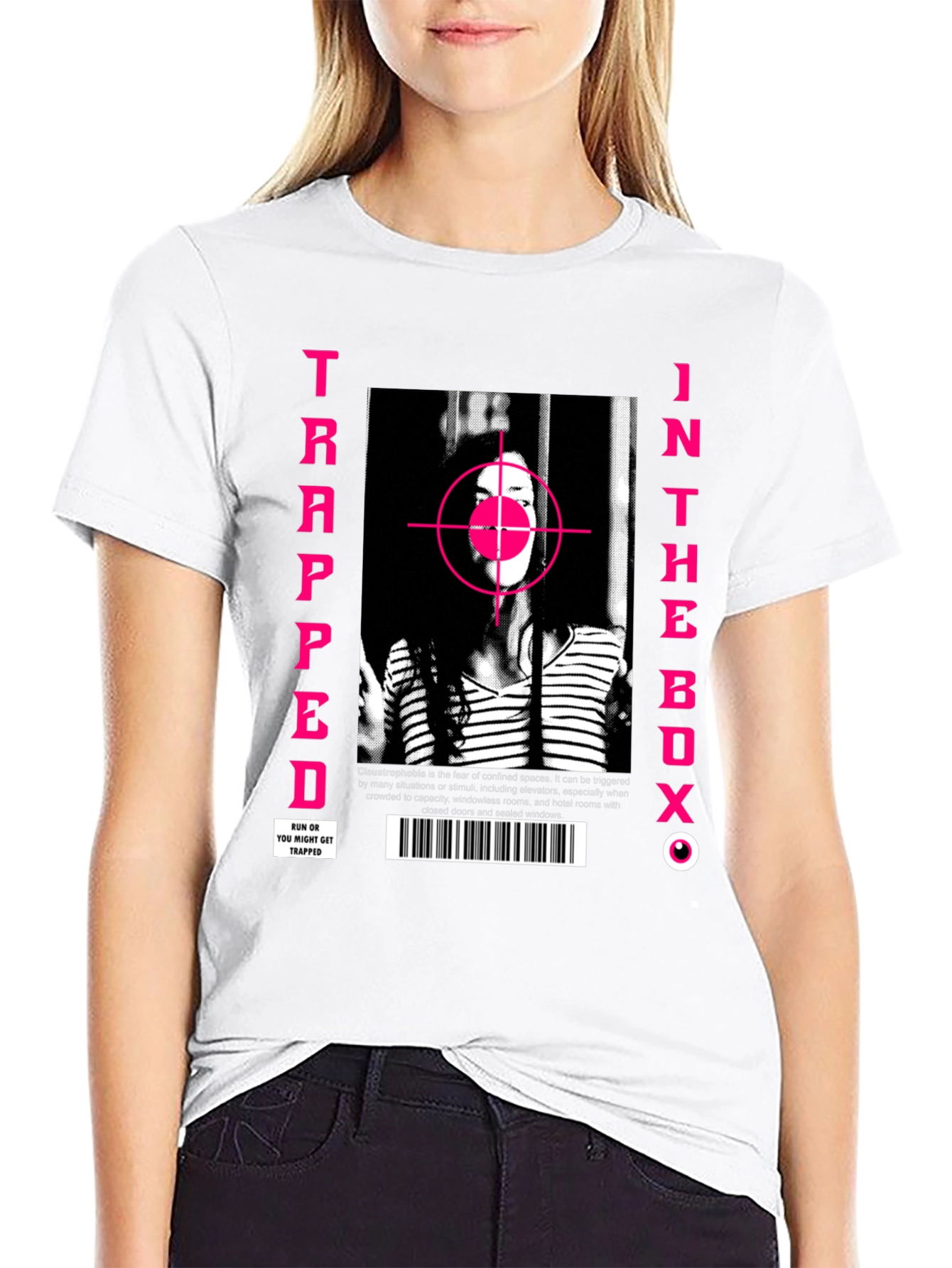 Trapped in the Box Graphic Tee - Edgy Streetwear