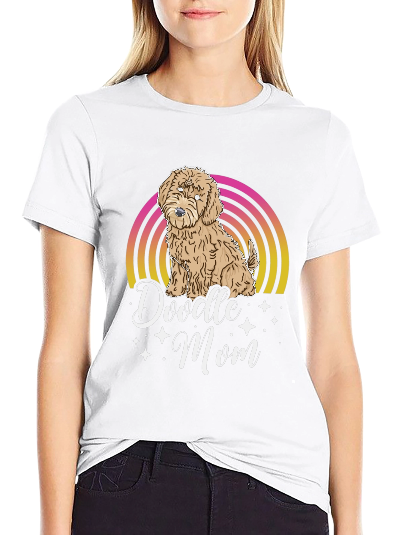 Doodle Mom T-Shirt - Cute Dog Lover Tee