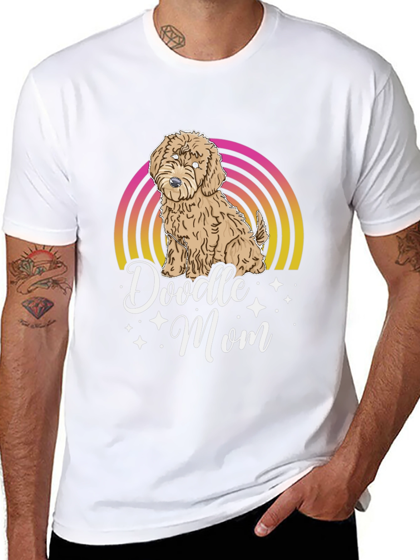 Doodle Mom T-Shirt - Cute Dog Lover Tee