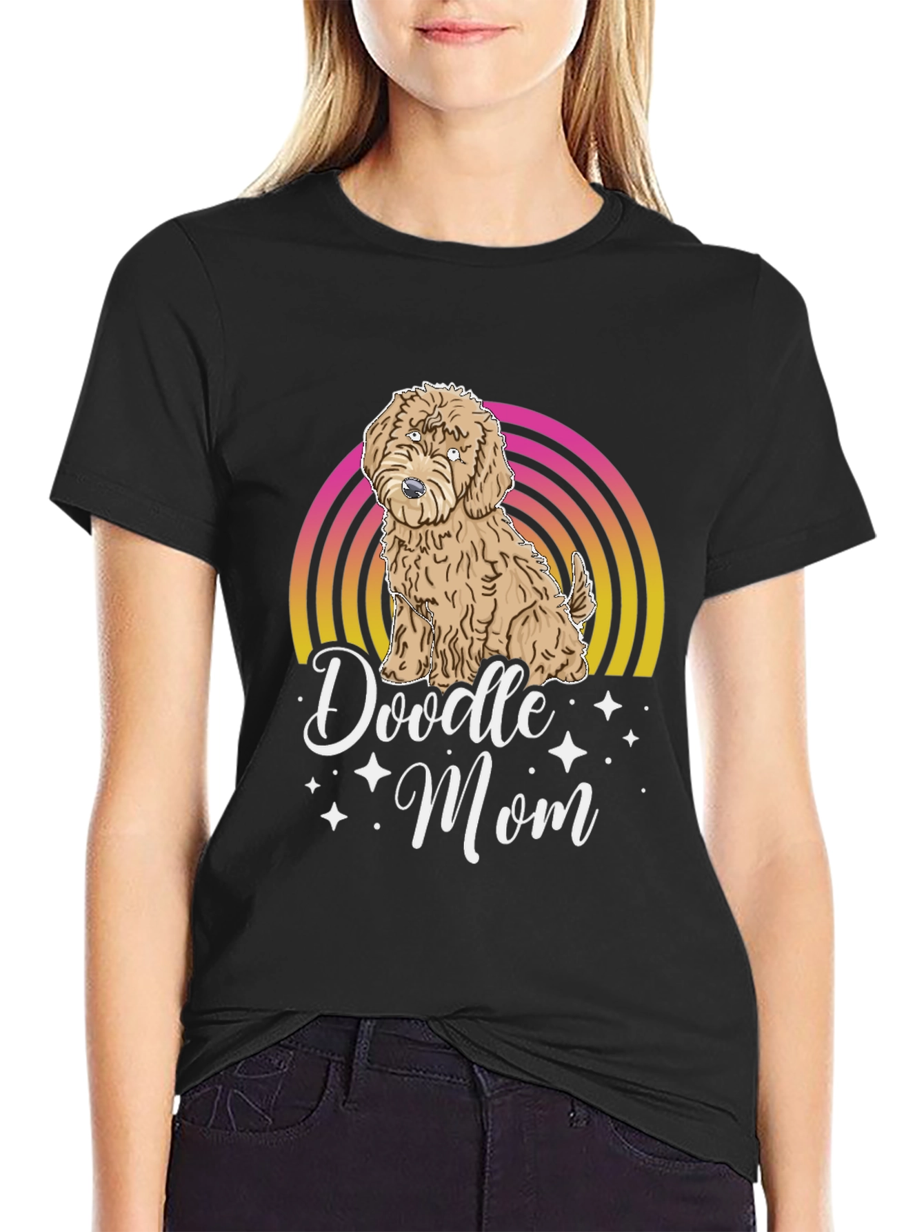 Doodle Mom T-Shirt - Cute Dog Lover Tee