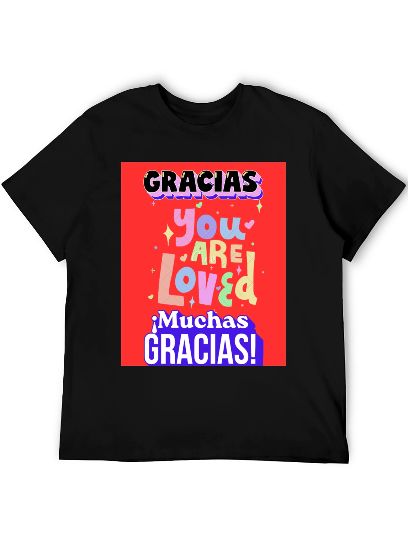 Gracias You Are Loved Graphic T-Shirt