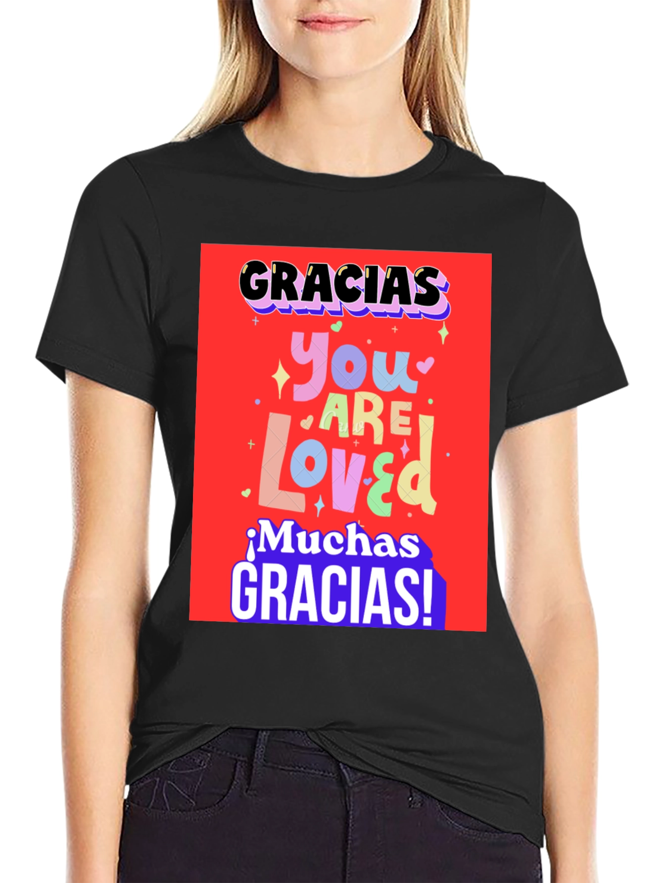 Gracias You Are Loved Graphic T-Shirt