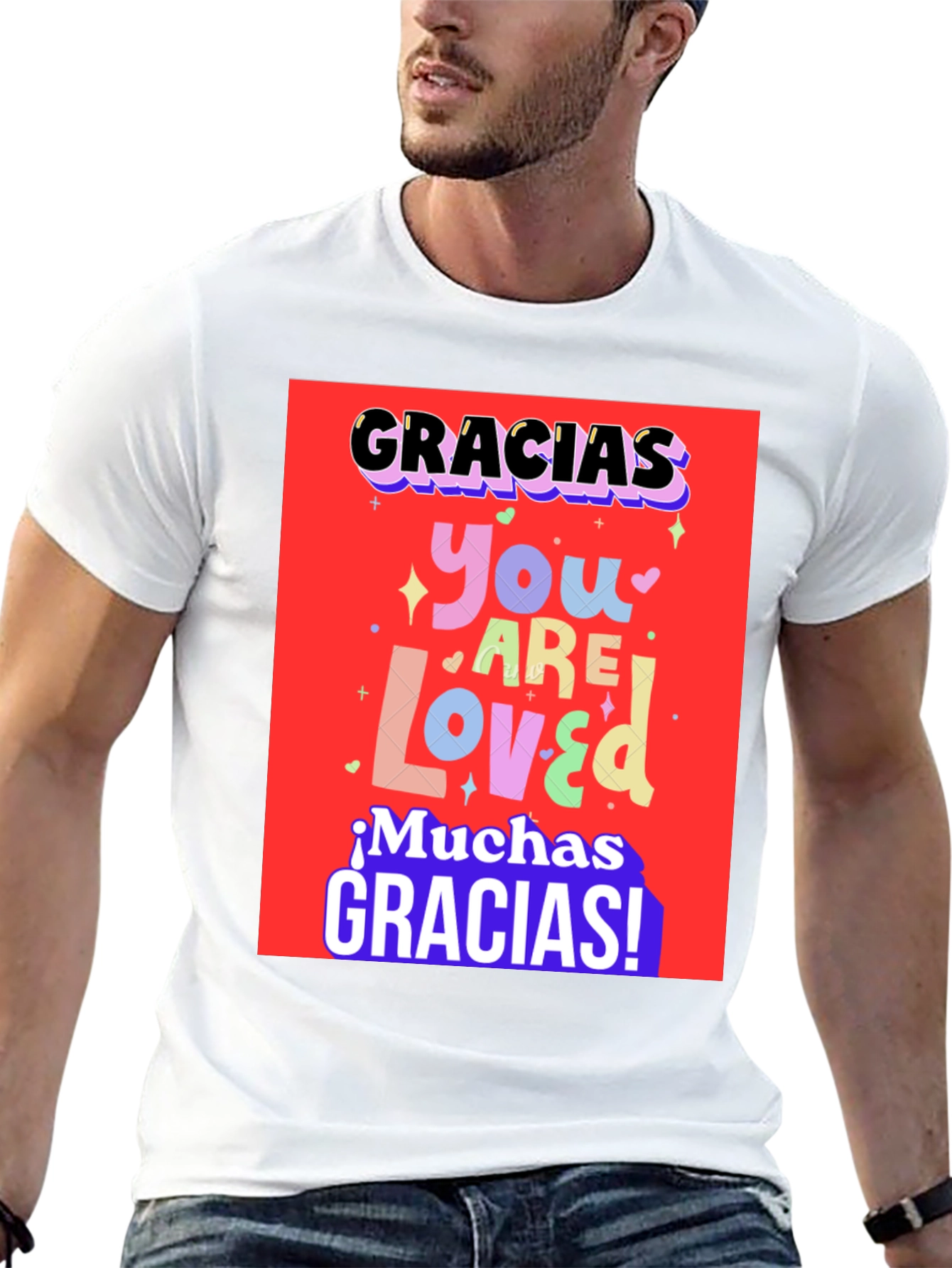 Gracias You Are Loved Graphic T-Shirt