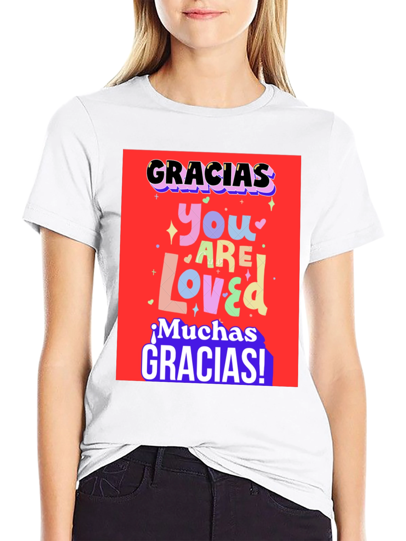 Gracias You Are Loved Graphic T-Shirt