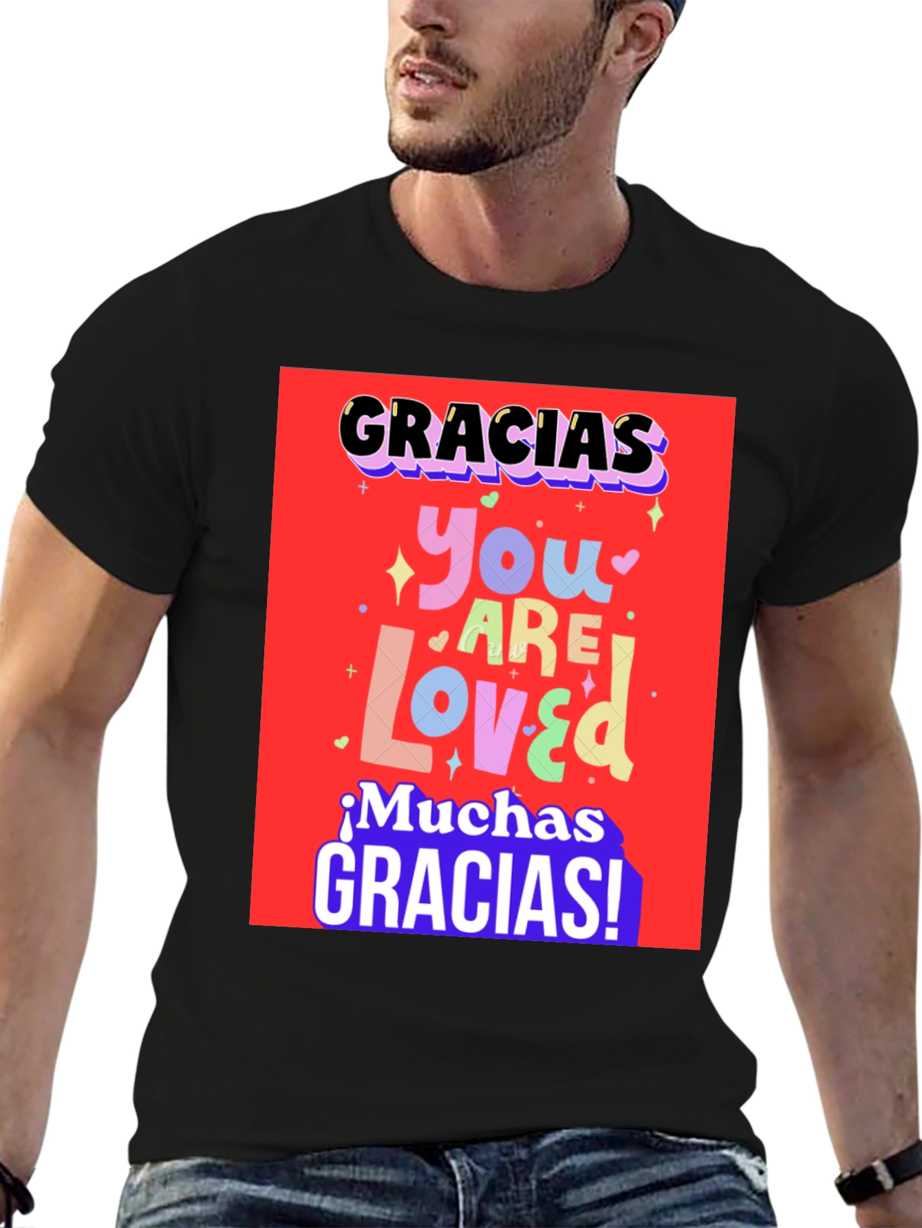 Gracias You Are Loved Graphic T-Shirt