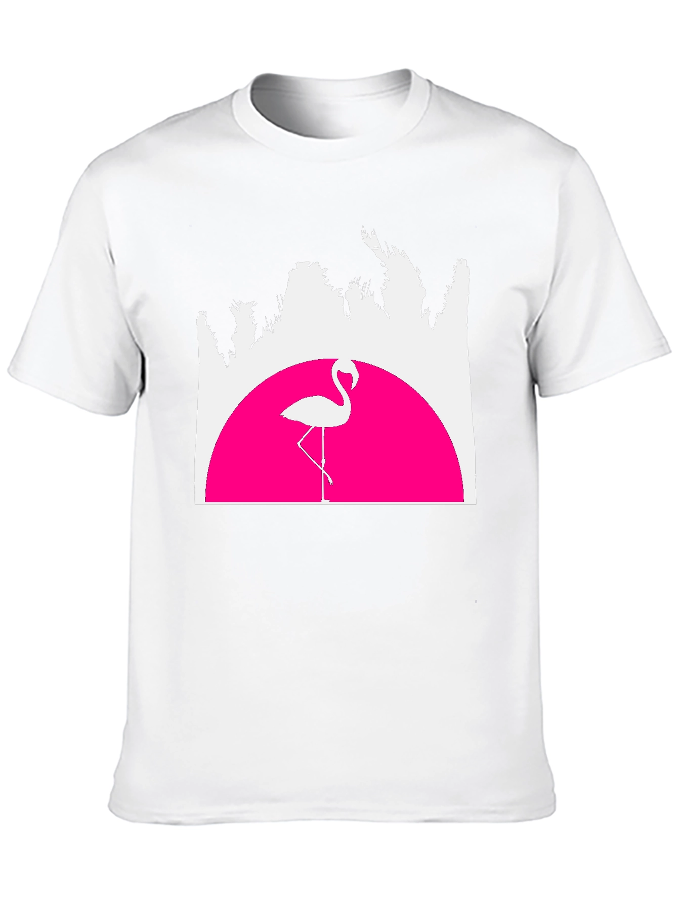 Retro Flamingo T-Shirt - Sunset Graphic Tee