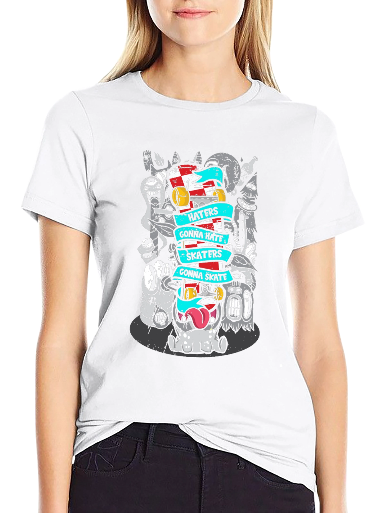 Skaters Gonna Skate Graphic T-Shirt