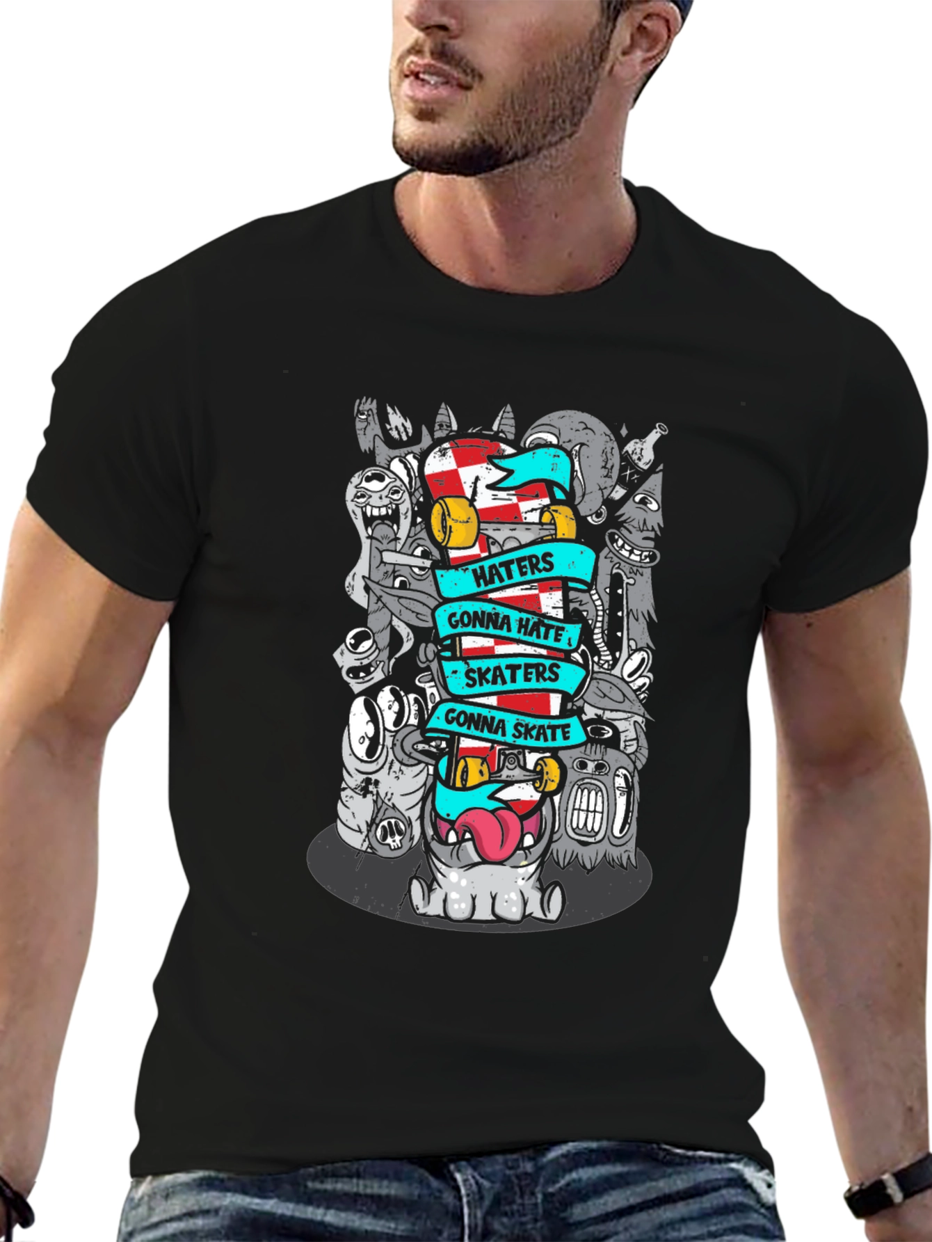 Skaters Gonna Skate Graphic T-Shirt