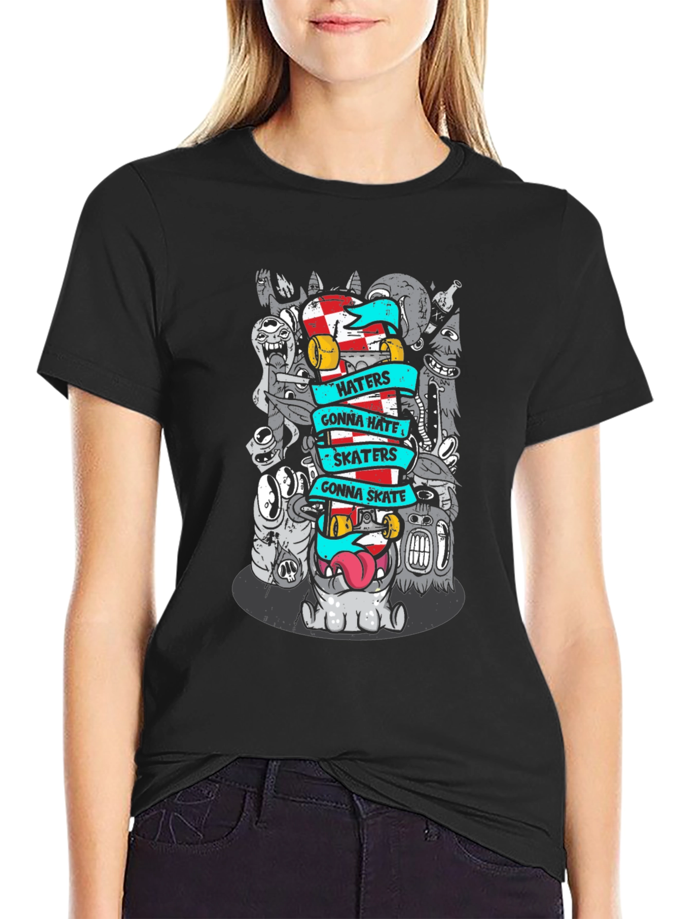 Skaters Gonna Skate Graphic T-Shirt