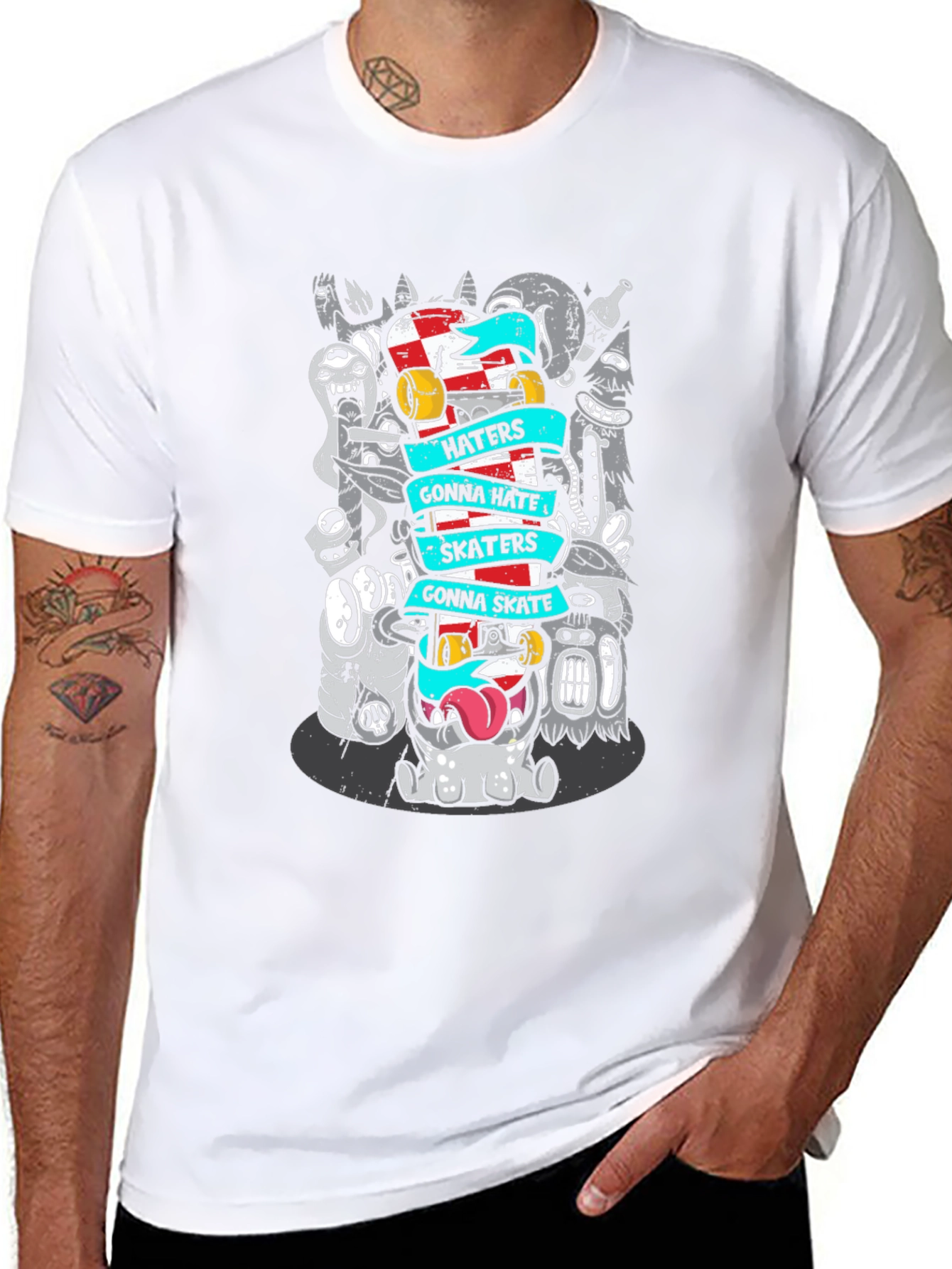 Skaters Gonna Skate Graphic T-Shirt