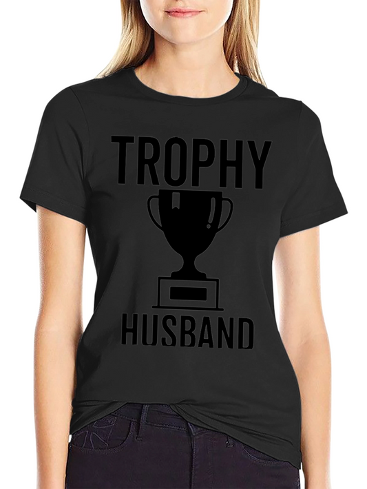Trophy Husband Graphic T-Shirt - Black