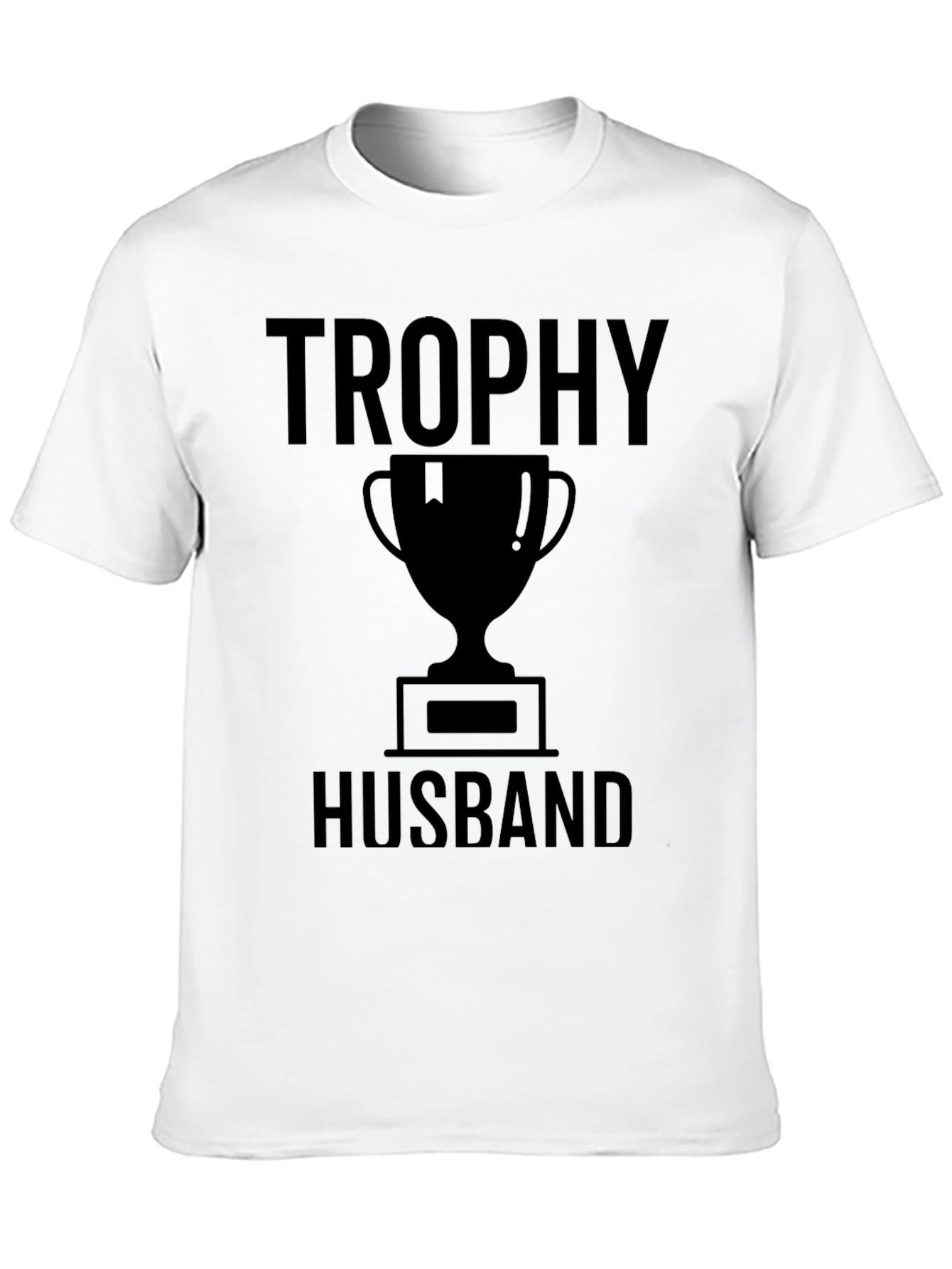 Trophy Husband Graphic T-Shirt - Black