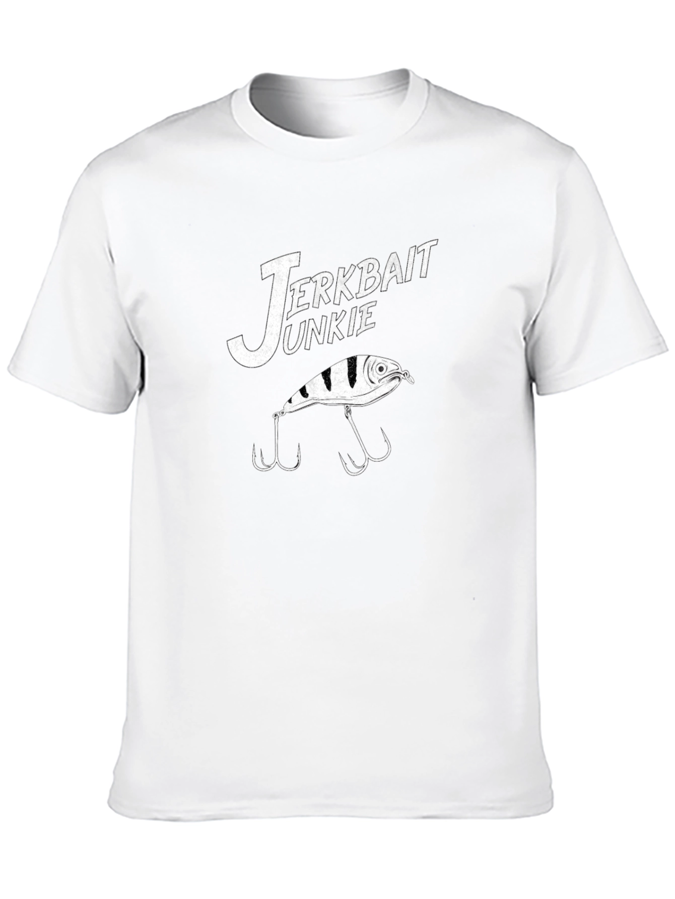Jerkbait Junkie Black T-Shirt