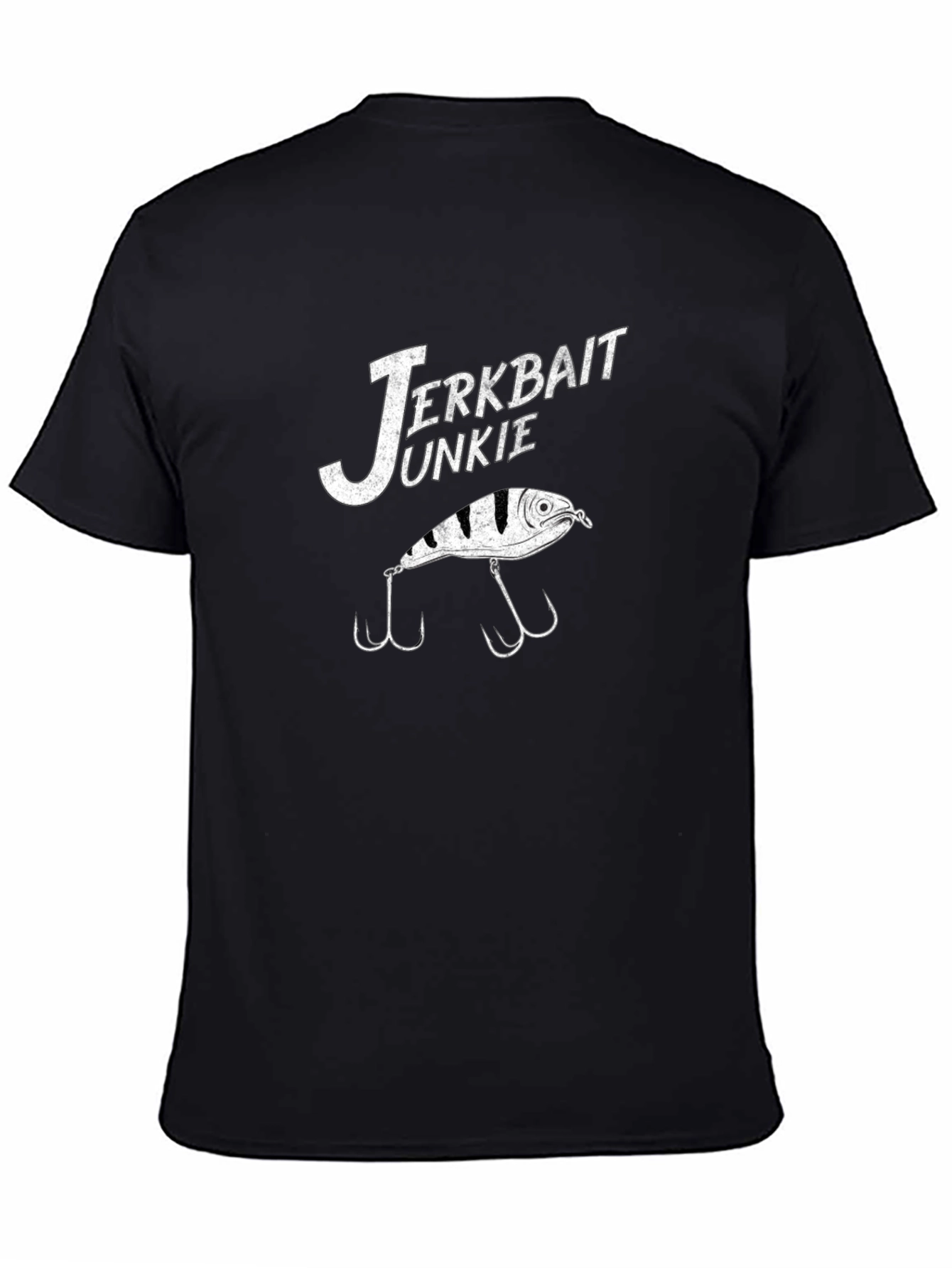 Jerkbait Junkie Black T-Shirt