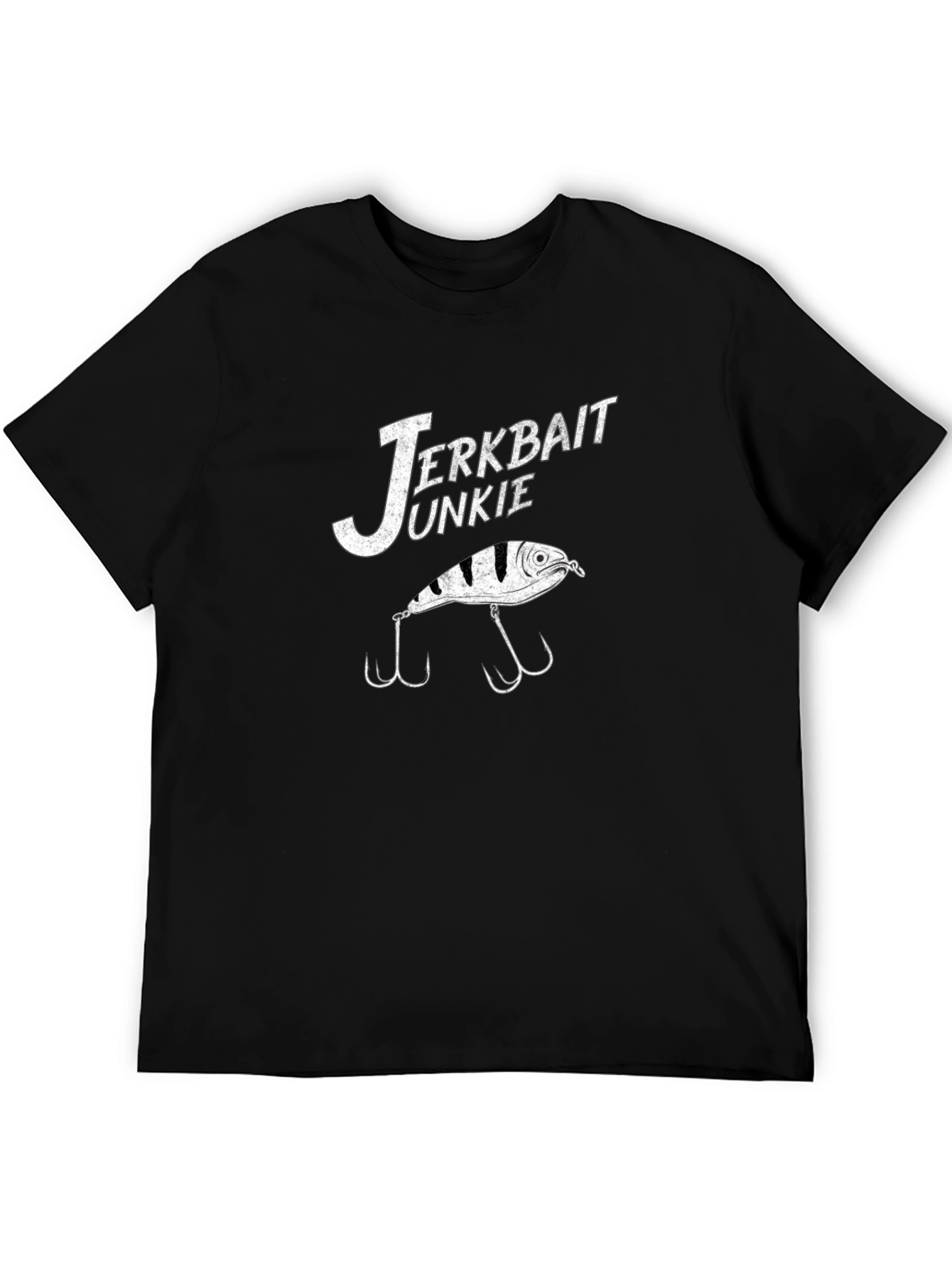 Jerkbait Junkie Black T-Shirt