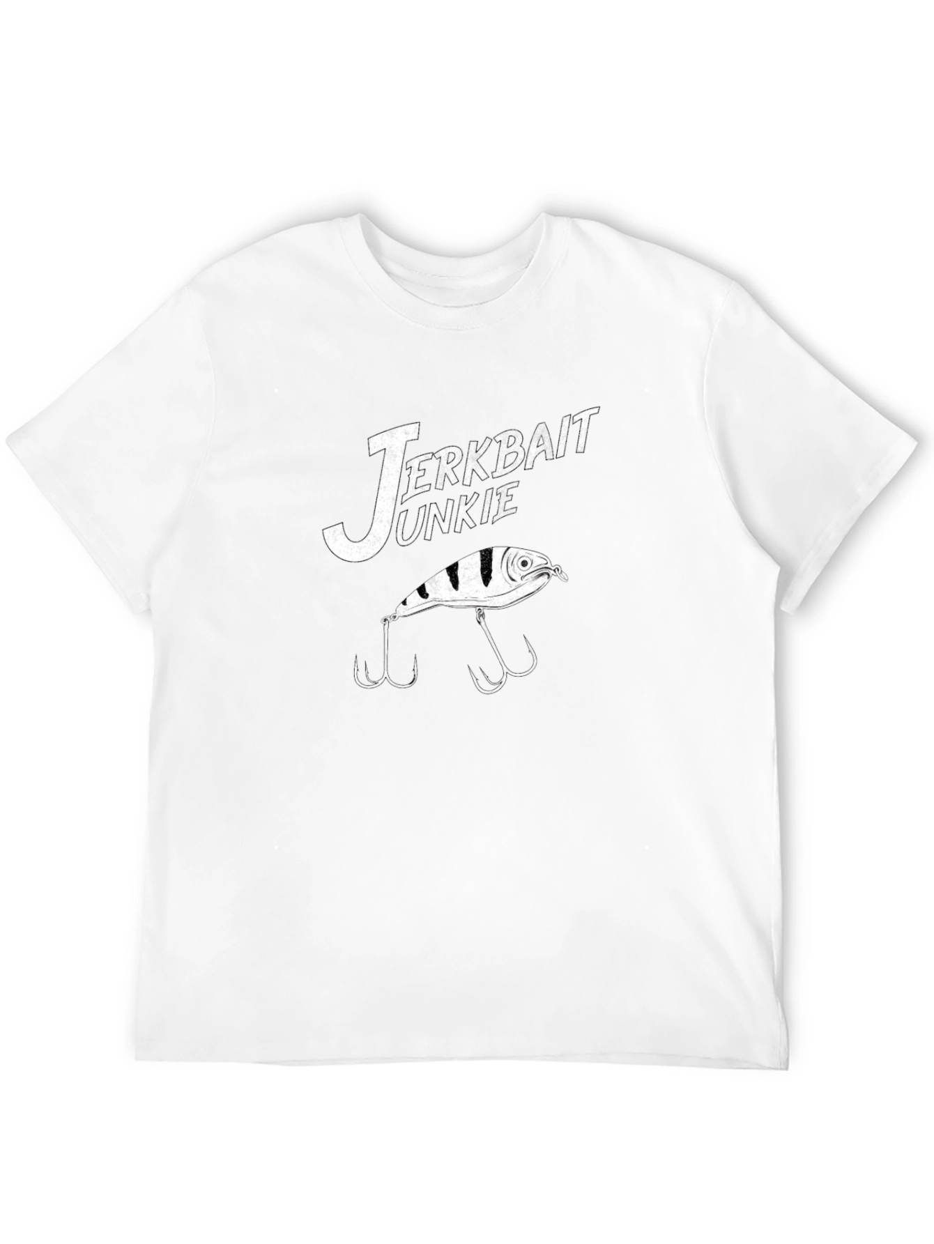 Jerkbait Junkie Black T-Shirt