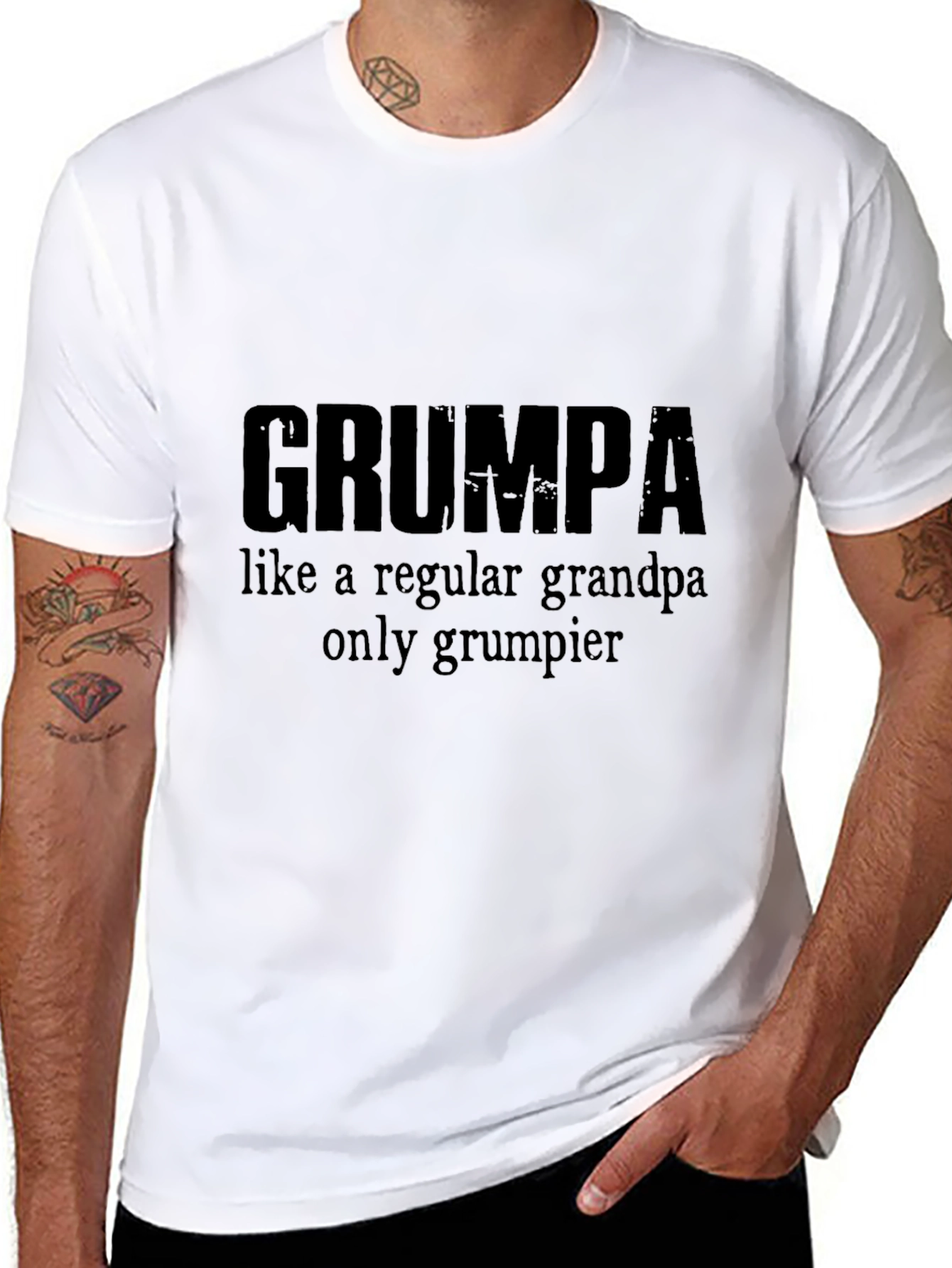 Grumpa Funny Grandpa T-Shirt - Grumpy Grandparent Gift