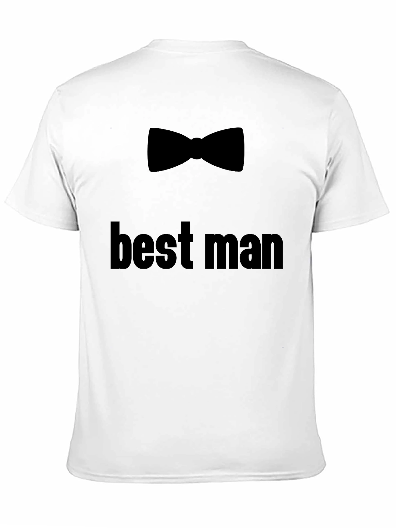 Best Man Bow Tie T-Shirt