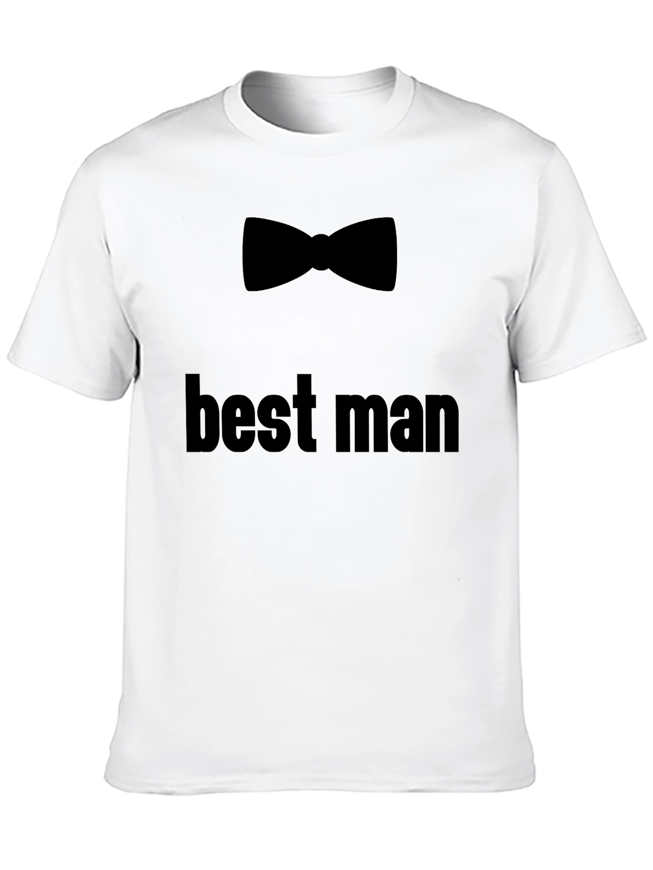 Best Man Bow Tie T-Shirt