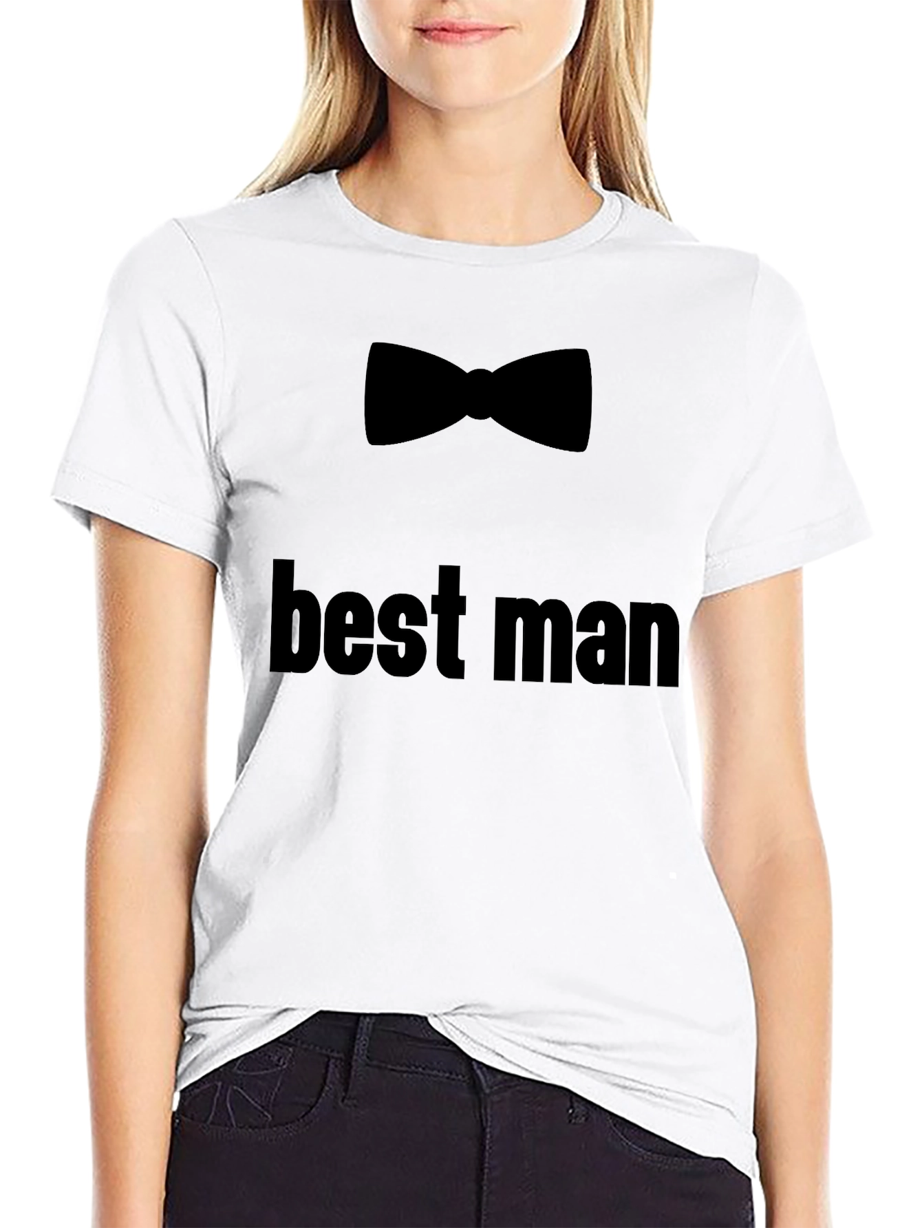 Best Man Bow Tie T-Shirt