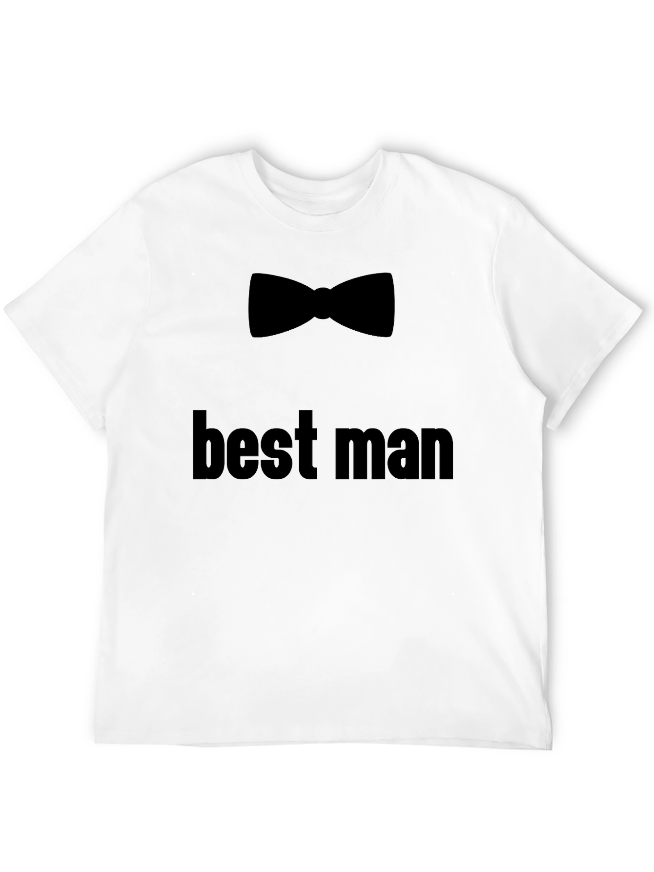 Best Man Bow Tie T-Shirt