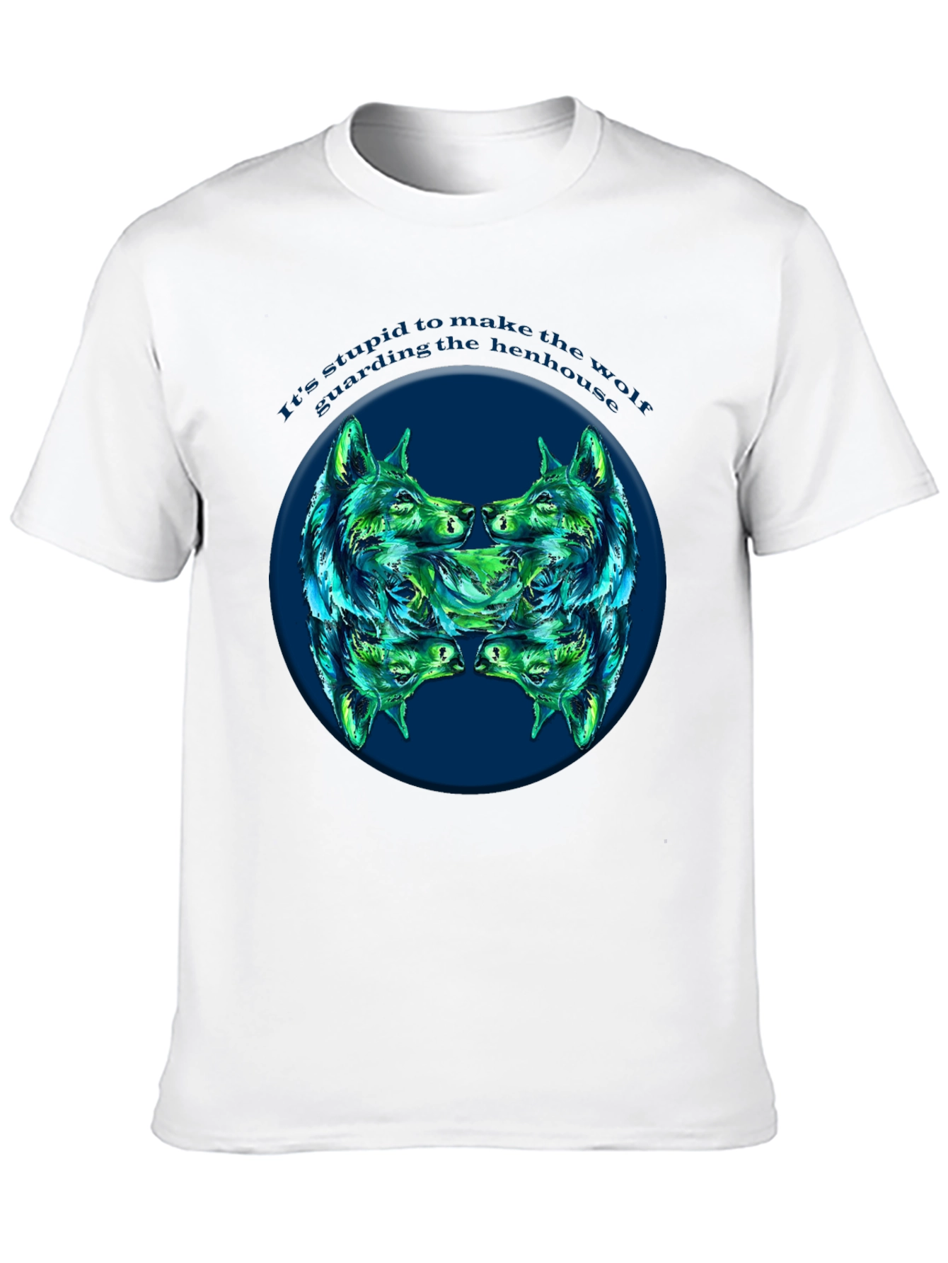Wolf Henhouse Graphic Tee - Mens Black T-Shirt