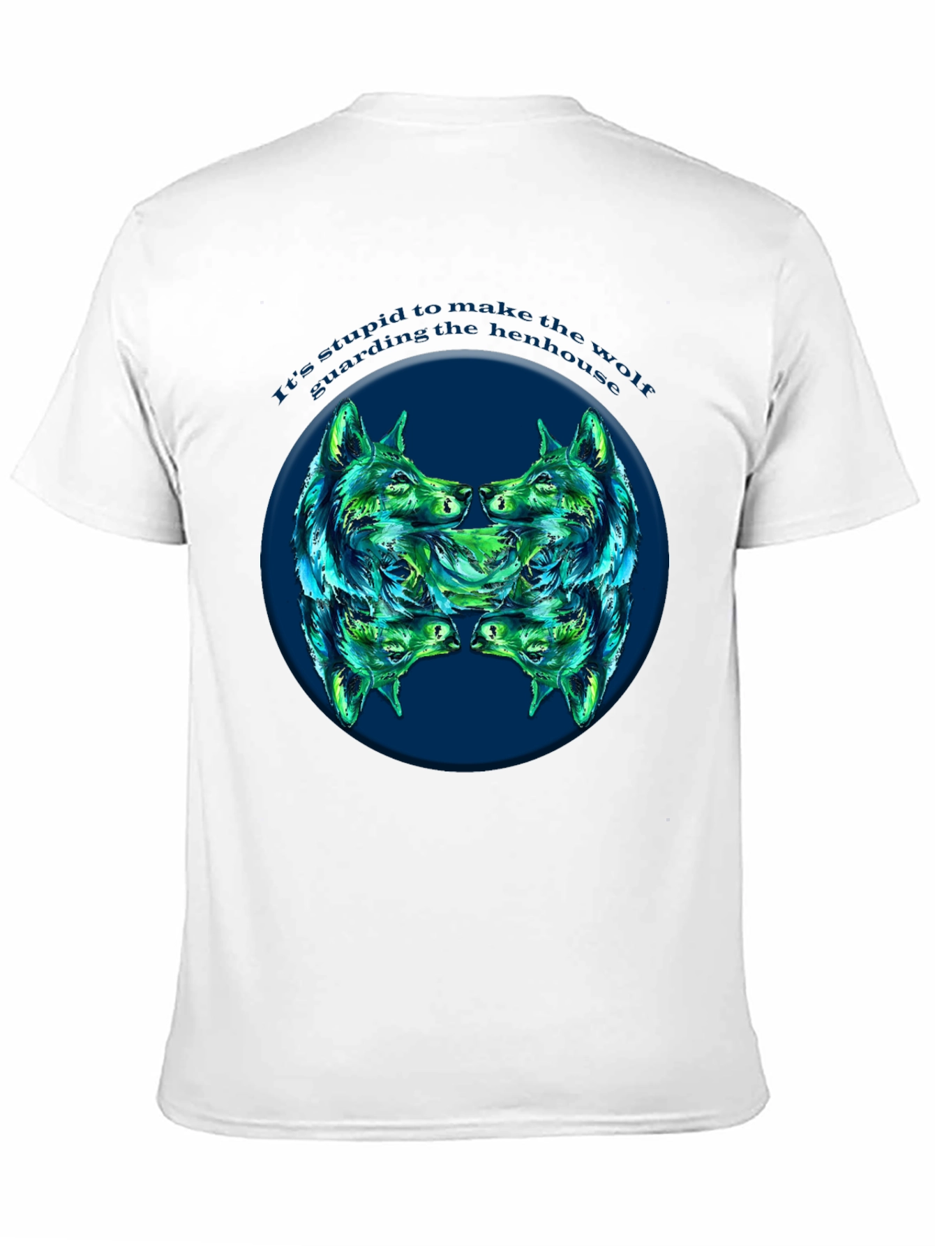 Wolf Henhouse Graphic Tee - Mens Black T-Shirt