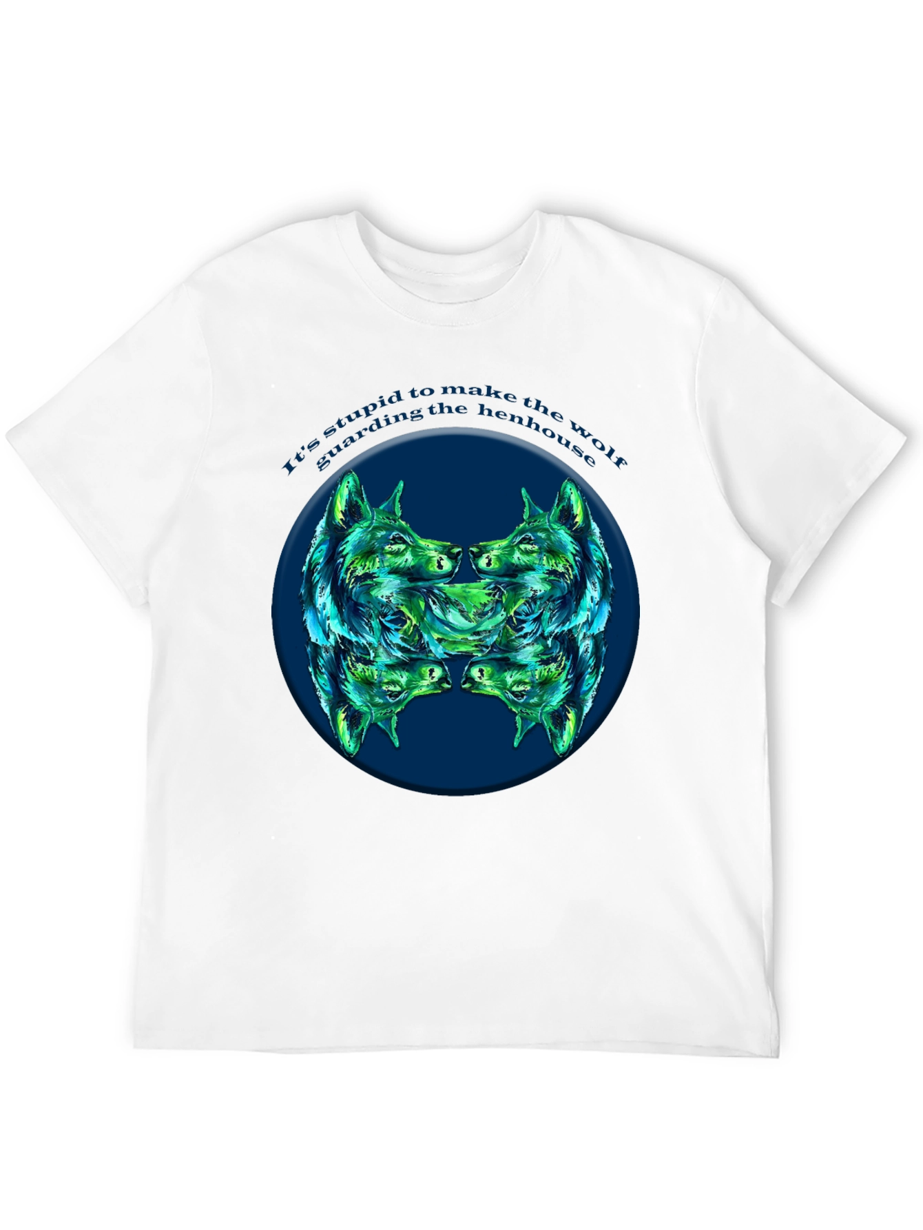 Wolf Henhouse Graphic Tee - Mens Black T-Shirt
