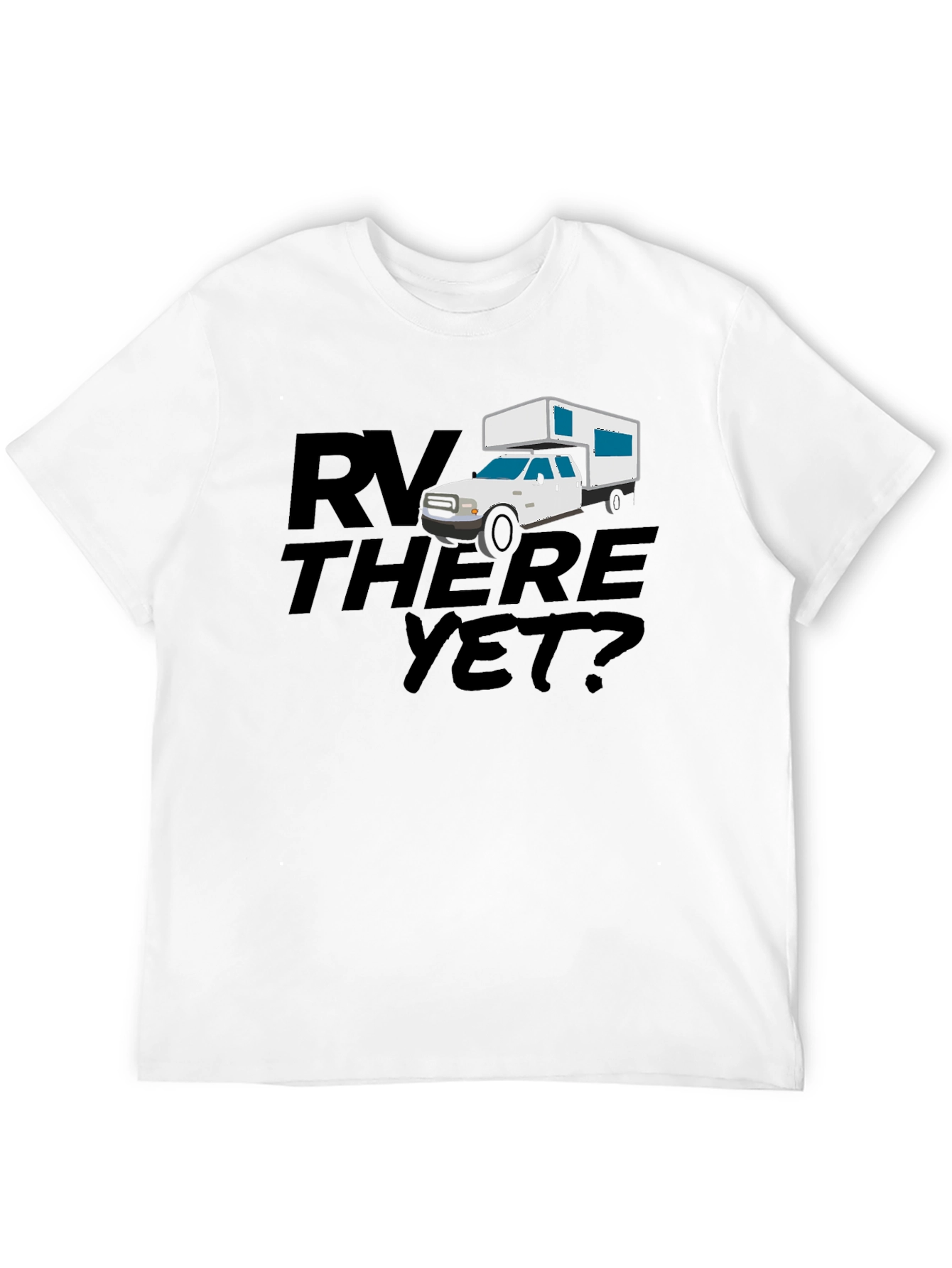 RV There Yet? Black Graphic Tee