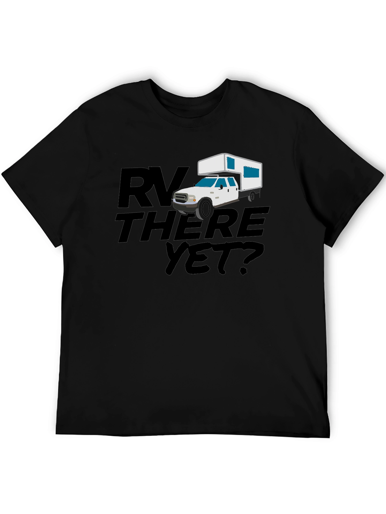 RV There Yet? Black Graphic Tee