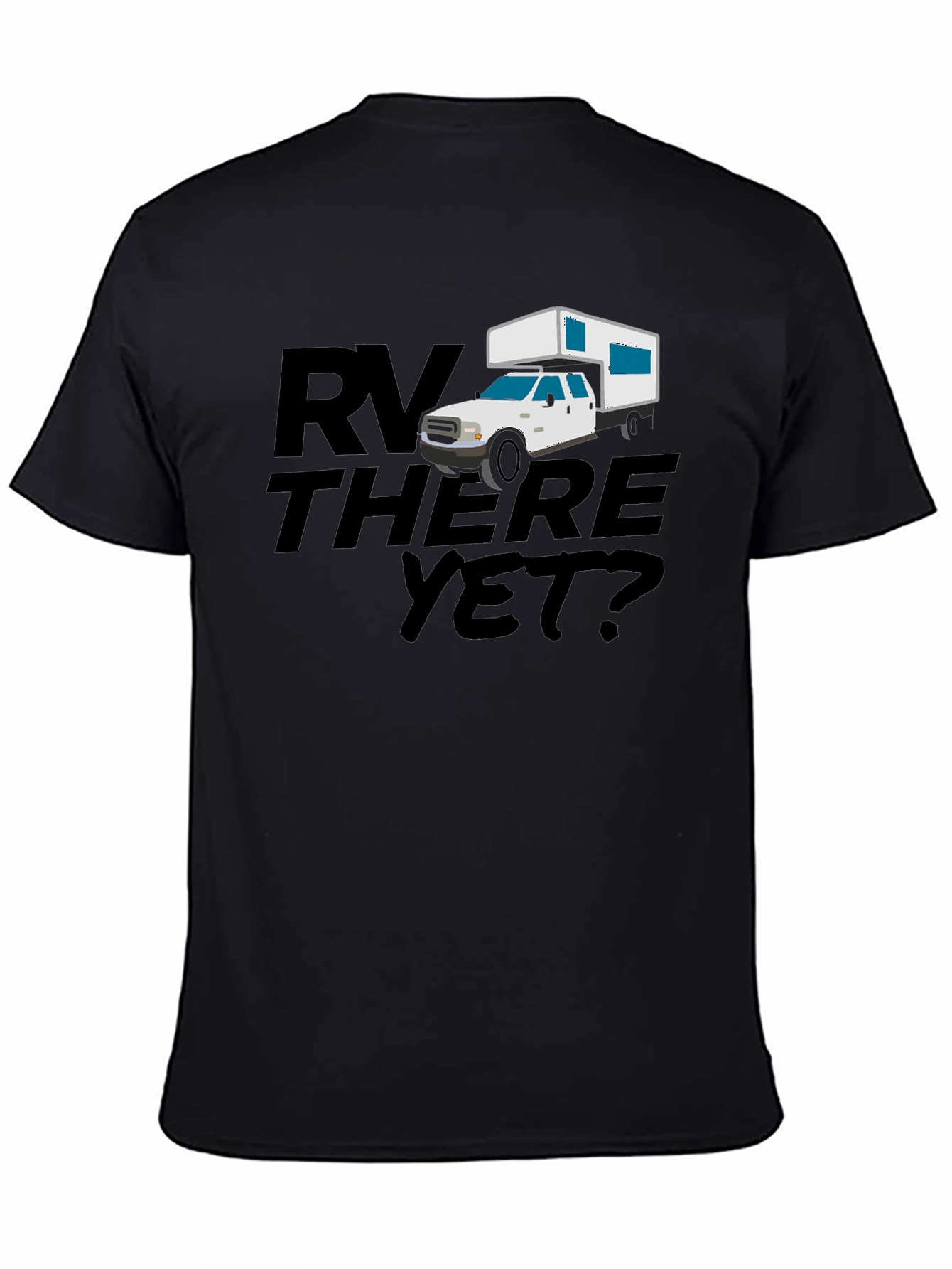RV There Yet? Black Graphic Tee