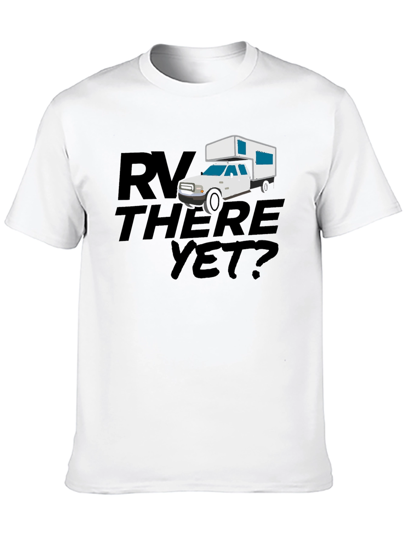 RV There Yet? Black Graphic Tee