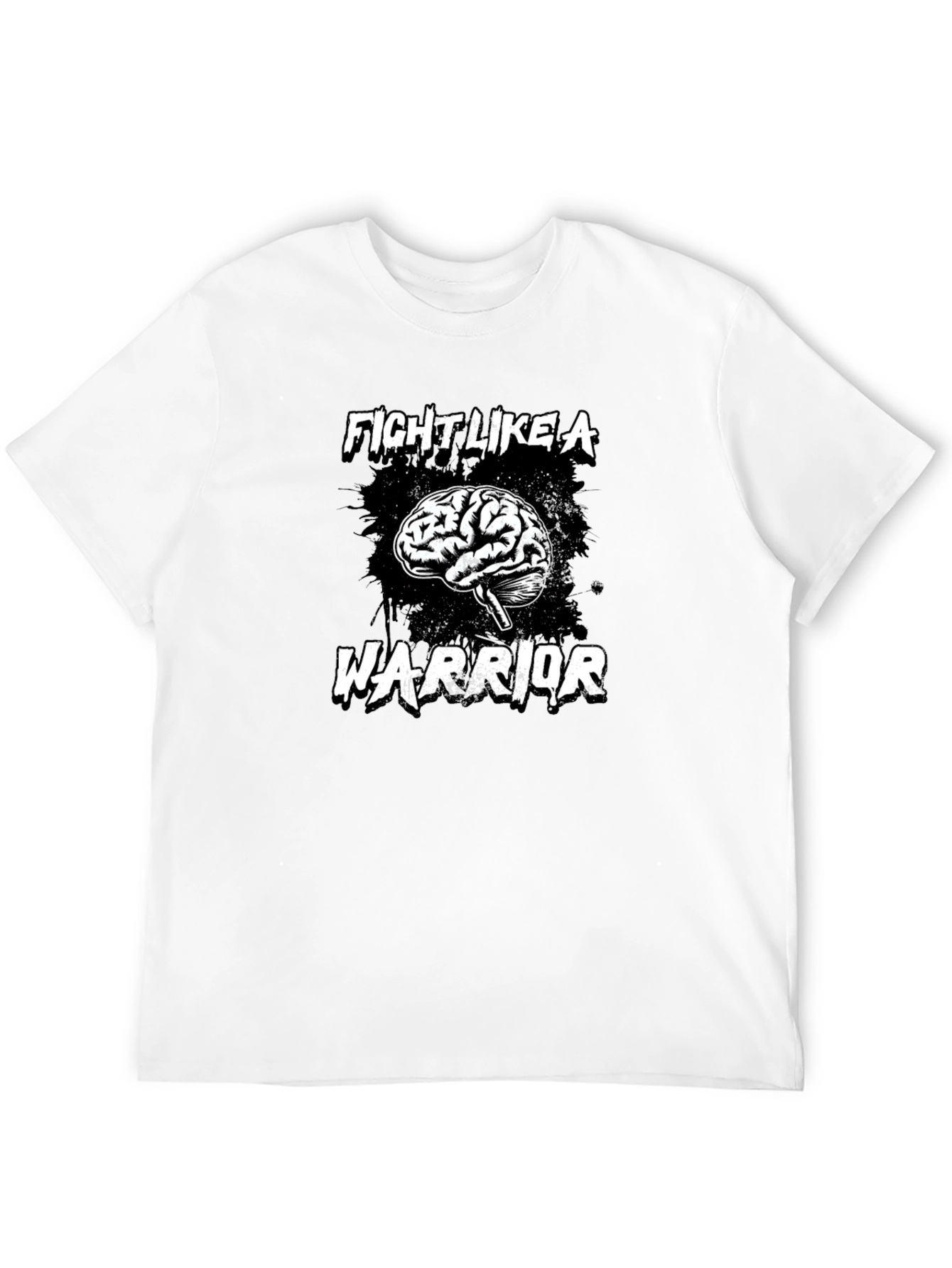 Fight Like A Warrior Brain T-Shirt