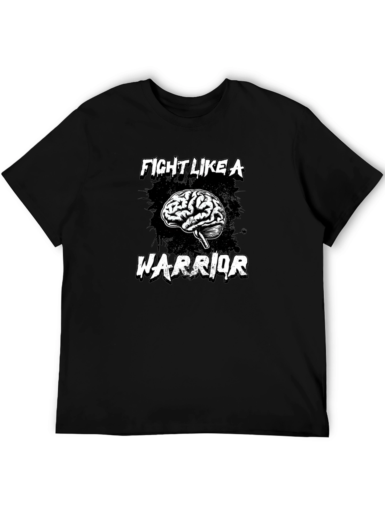 Fight Like A Warrior Brain T-Shirt