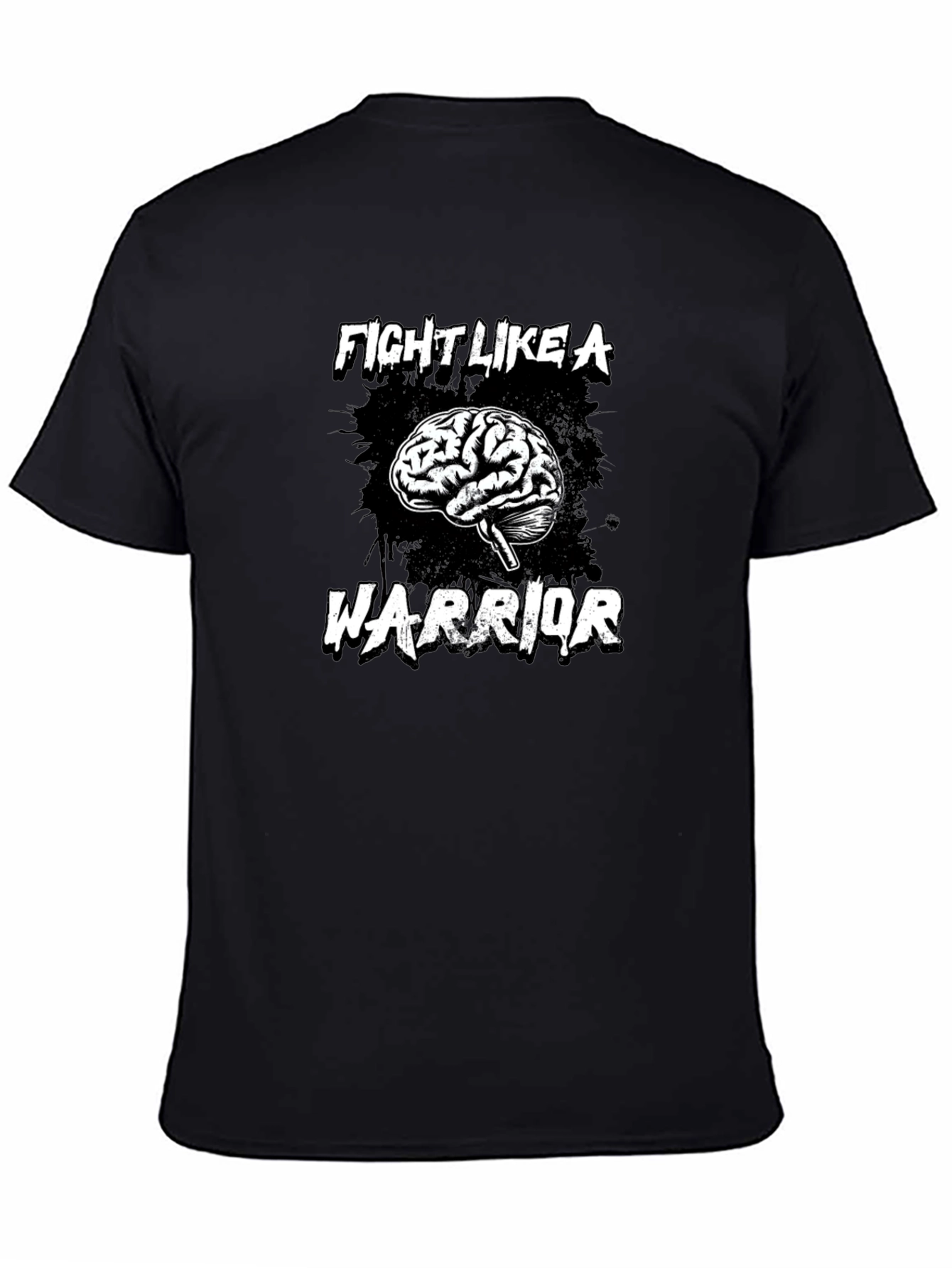 Fight Like A Warrior Brain T-Shirt