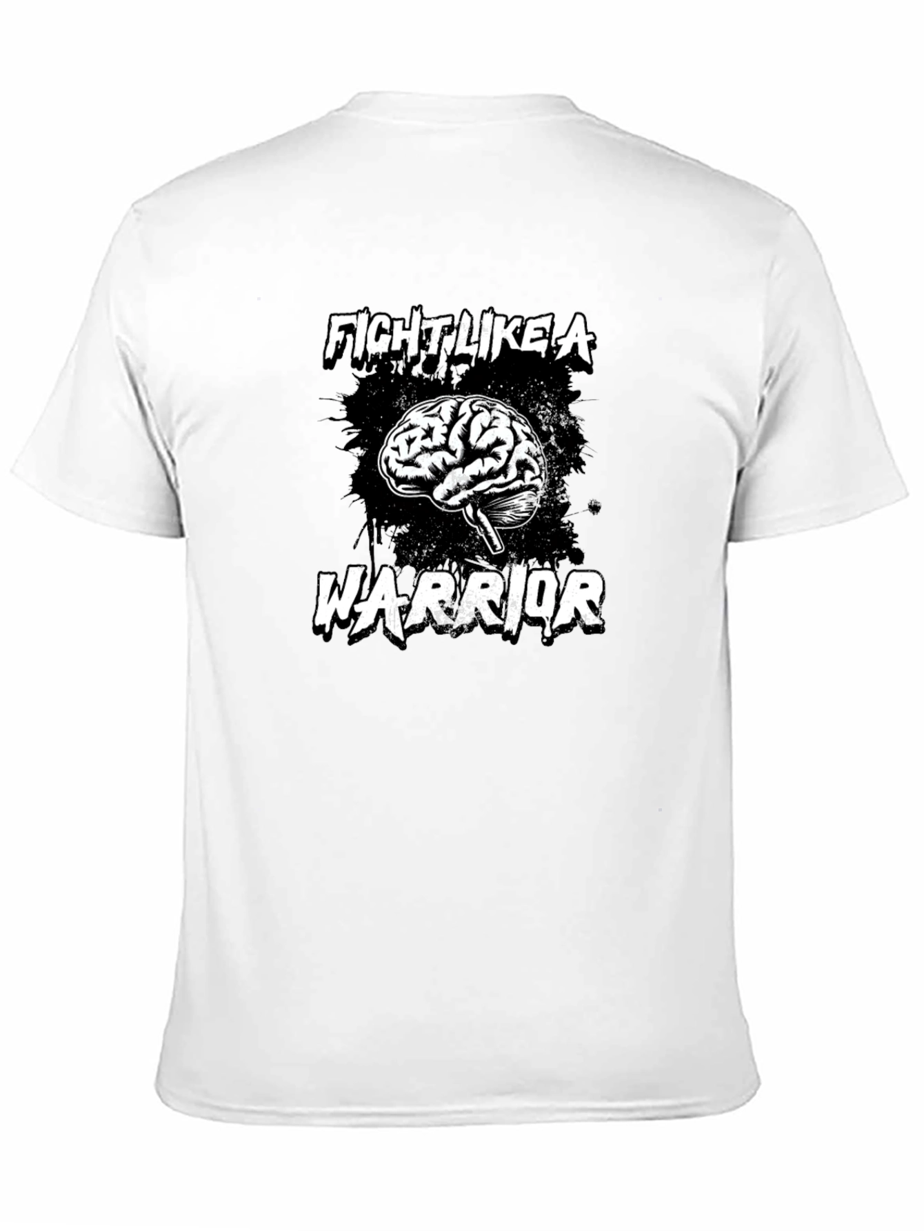Fight Like A Warrior Brain T-Shirt