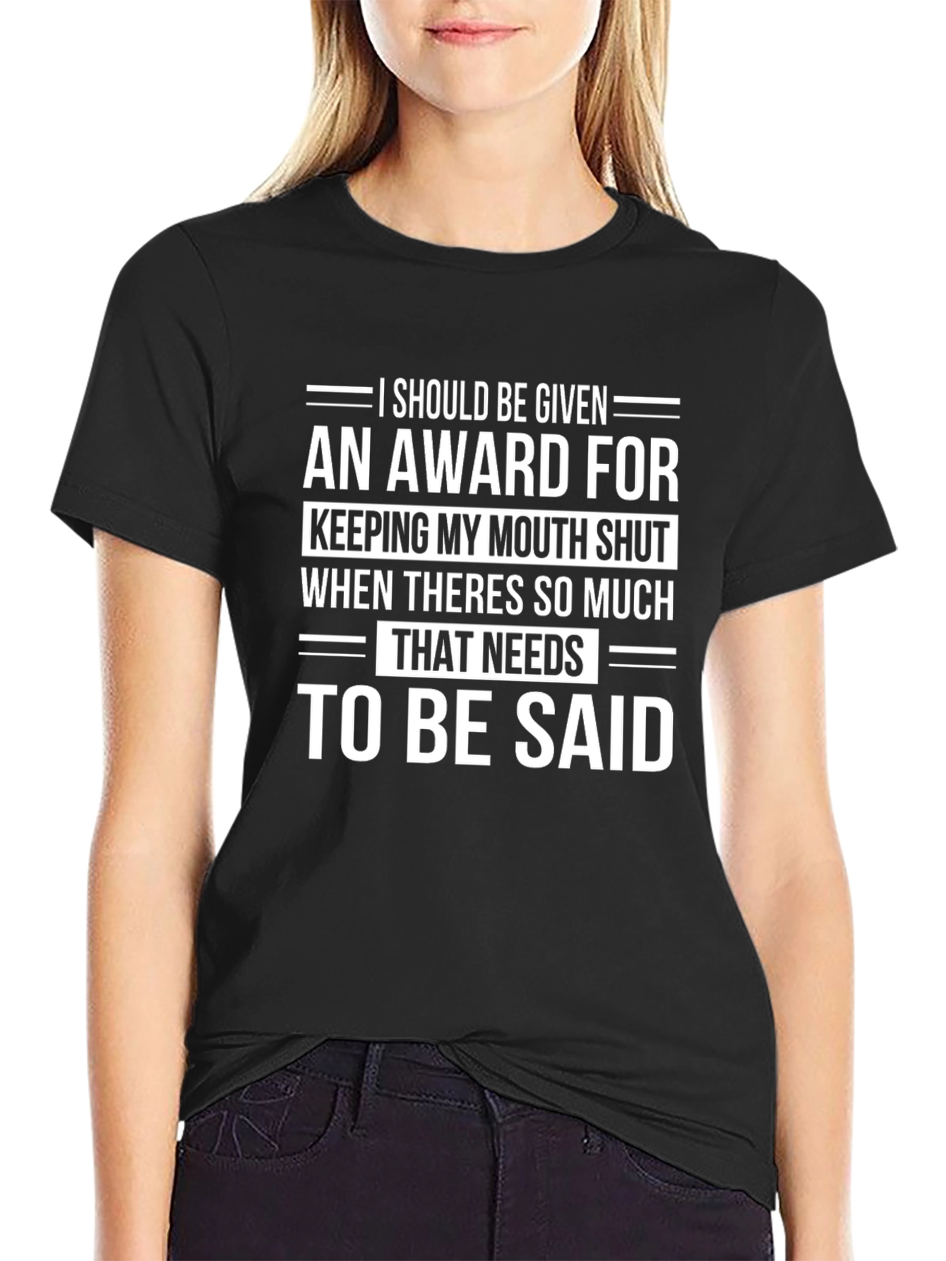 Award for Keeping My Mouth Shut T-Shirt